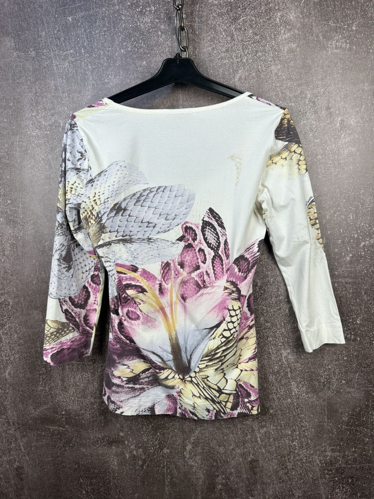 Just Cavalli Just Cavalli Long Sleeve Luxury Designer Shirt Tee Size M / US 6-8 / IT 42-44 - 2 Thumbnail
