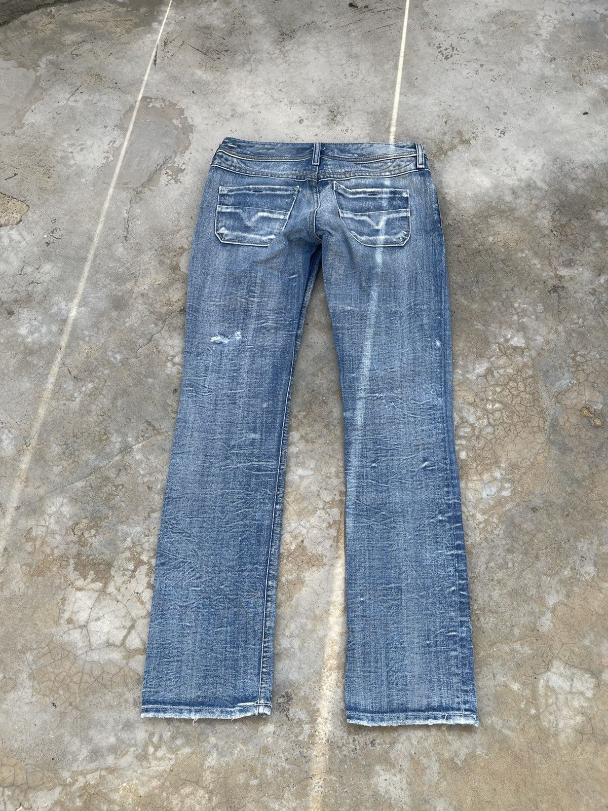 Diesel Vintage Diesel Lowky Distressed Denim s6 Size US 26 / EU 42 - 11 Thumbnail