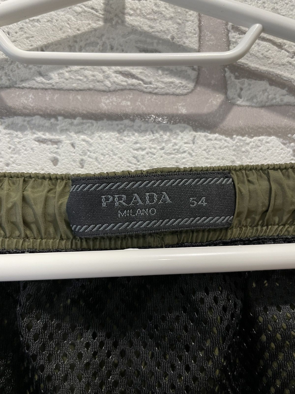Prada Prada Milano Nylon Green / Brown Swim Shorts Size 54 M Size US 34 / EU 50 - 19 Thumbnail