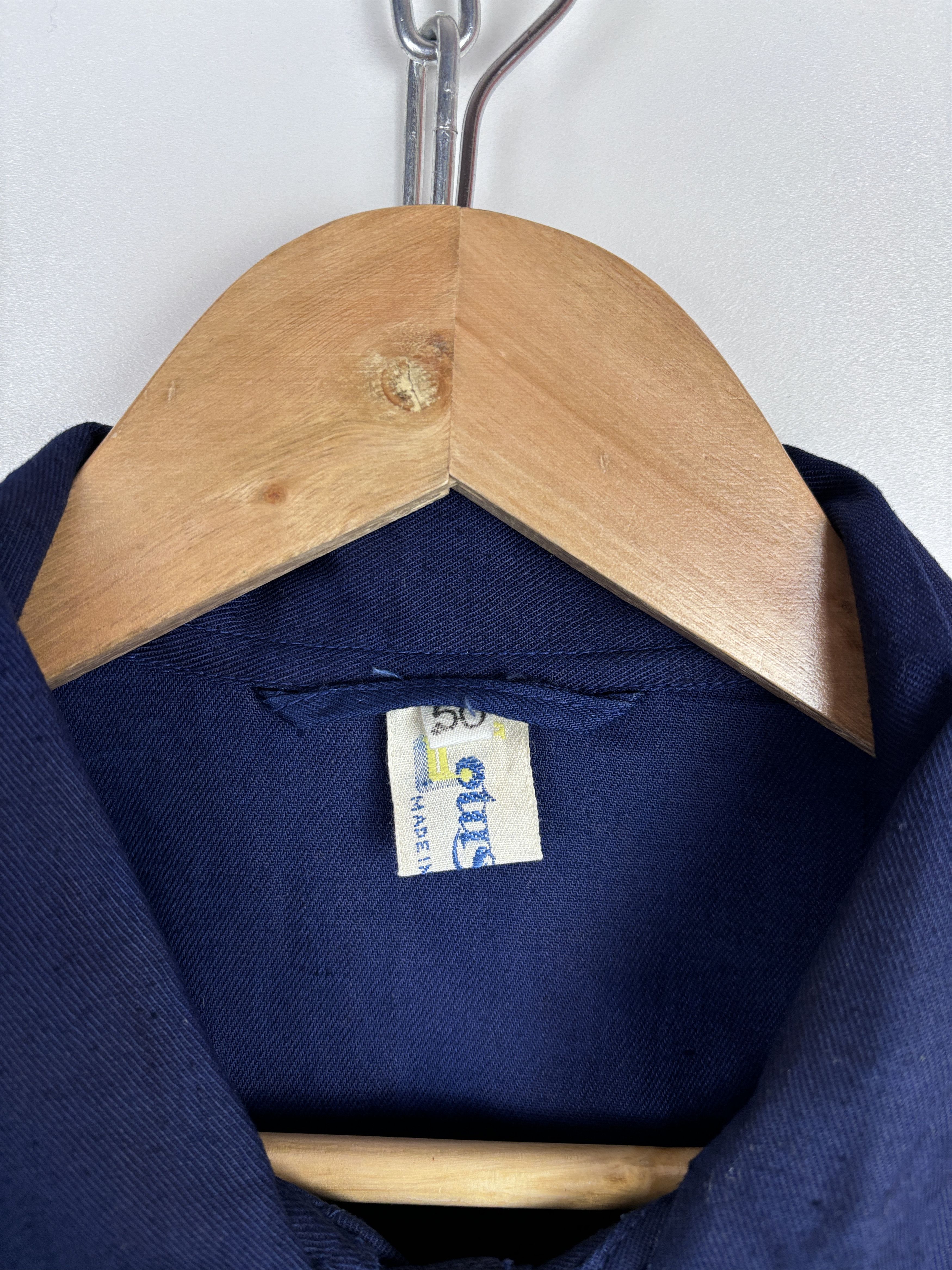 Le Laboureur × Vintage Vintage Lotus Vietnamese Work Jacket Workwear Chore Jacket Size US M / EU 48-50 / 2 - 5 Thumbnail
