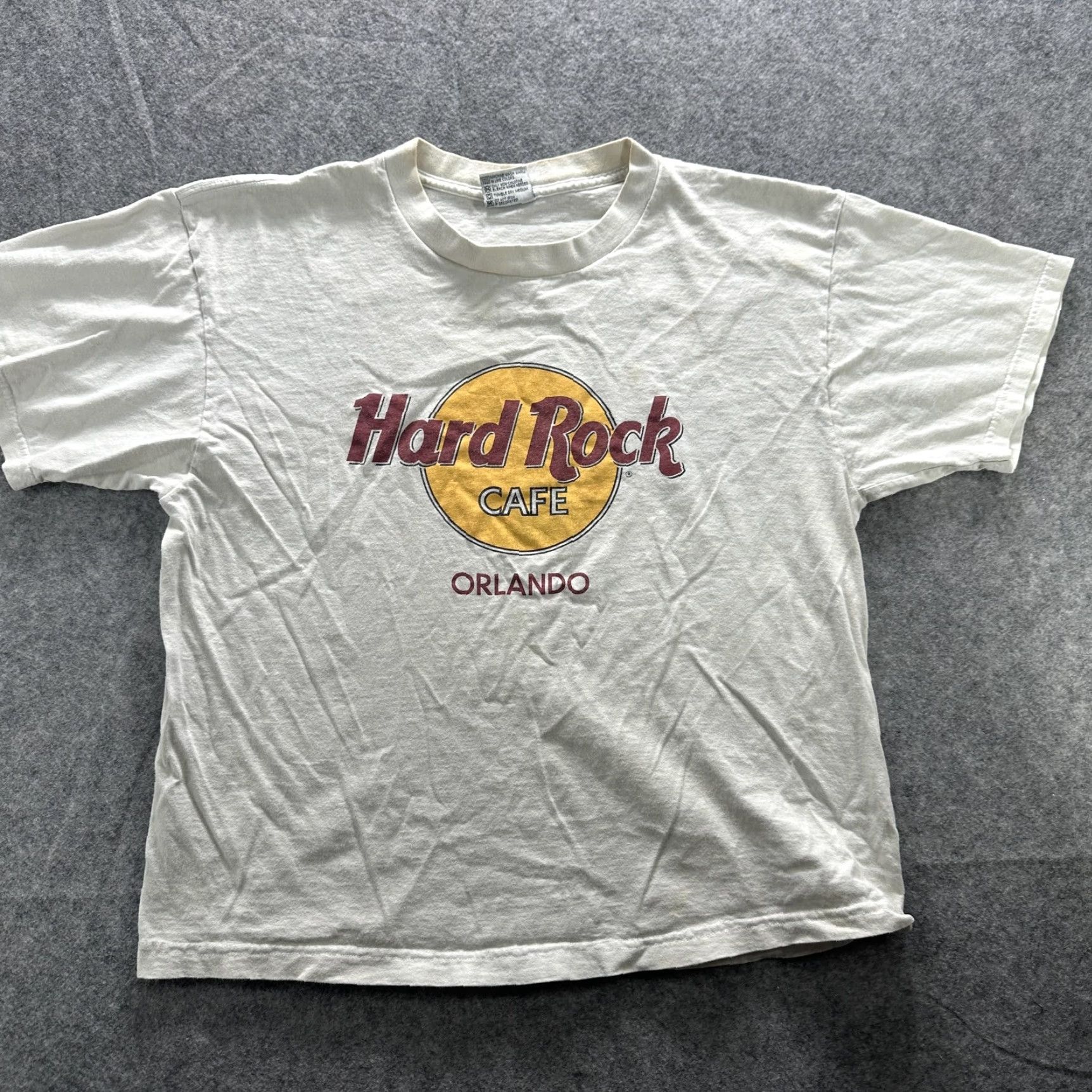 Hard Rock Cafe VINTAGE Hard Rock Cafe Orlando Shirt Mens L White Graphic 90s Size US L / EU 52-54 / 3 - 2 Thumbnail
