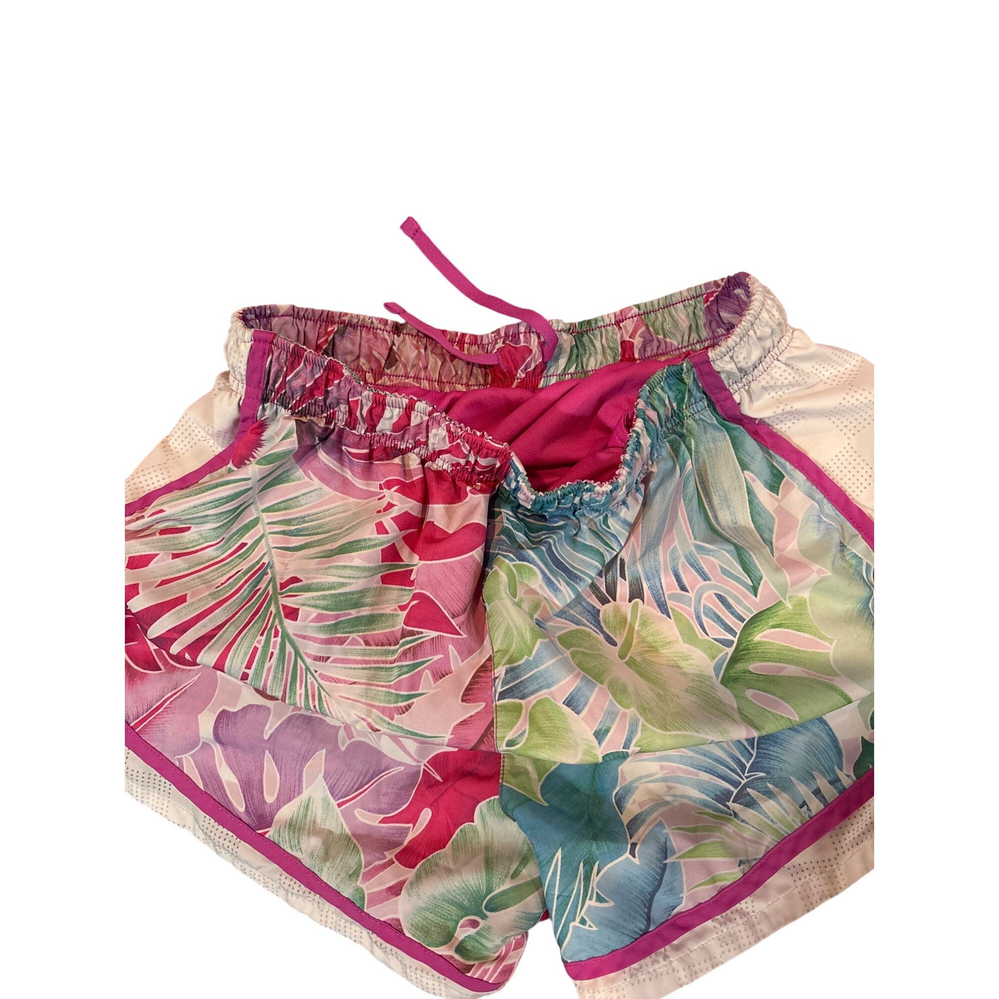 Nike Tropical Print NIKE Dri-FIT Women's Running Shorts Size 33" - 3 Thumbnail