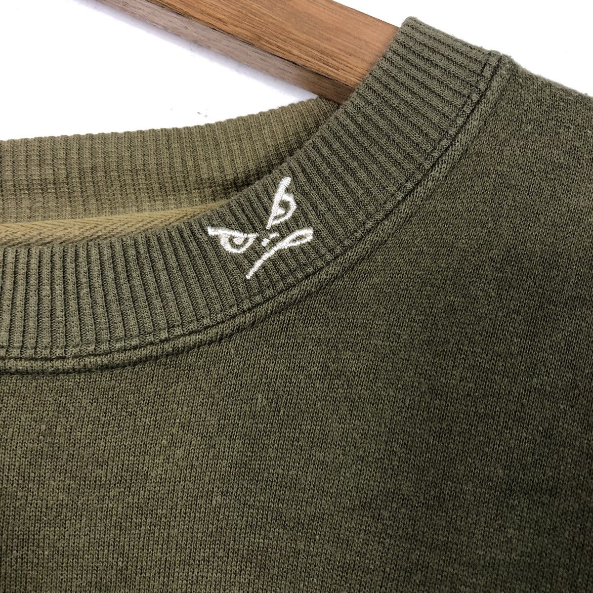 Japanese Brand 90s Bad Boy California Sweat Fade Olive Green Essential Size US M / EU 48-50 / 2 - 13 Thumbnail