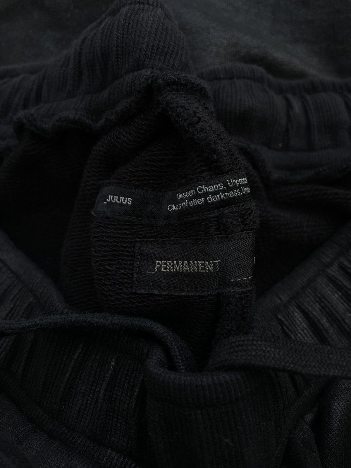 Julius JULIUS 7 "FW2021 SAMPLE" Waxed Baggy Wide Pants Size US 30 / EU 46 - 8 Thumbnail