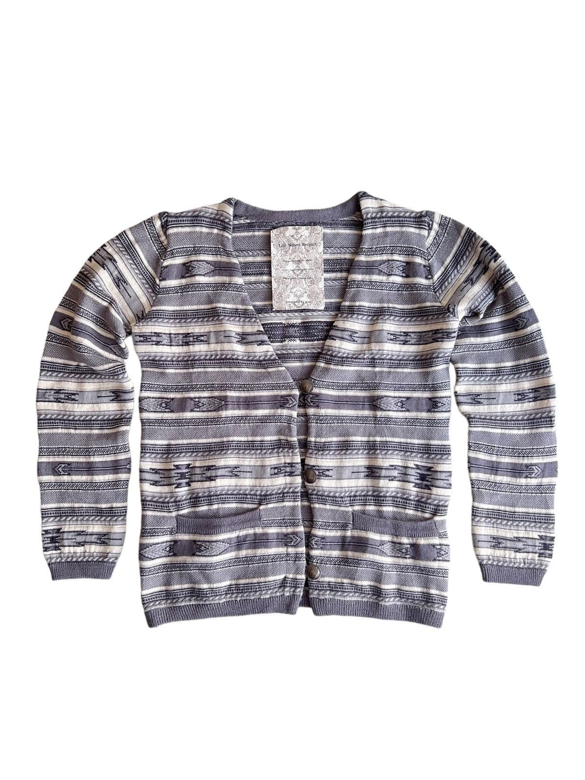 GOA Aztec Chimayo Native GOA Cargo Bondage Knit Cardigan Sweats Size US S / EU 44-46 / 1 - 1 Thumbnail