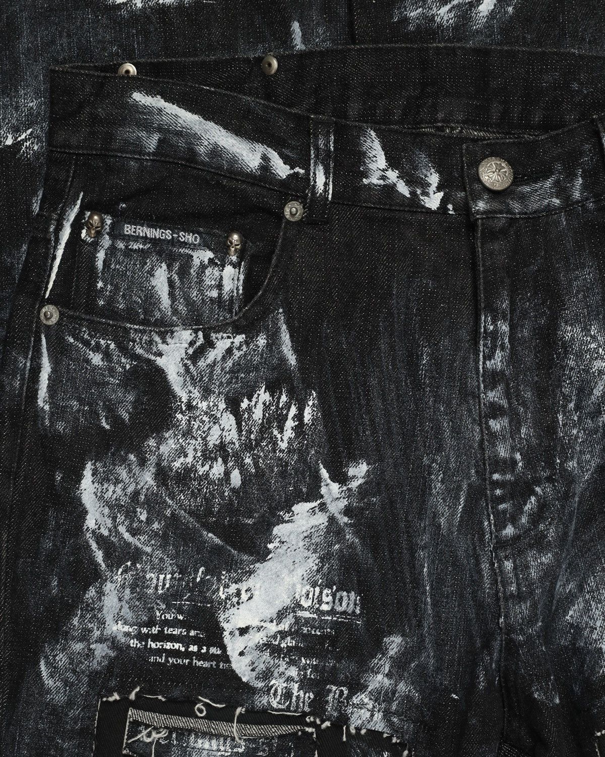 Japanese Brand × Le Grande Bleu (L.G.B.) × Tornado Mart BERNINGS SHO flare jeans Size US 29 - 4 Thumbnail