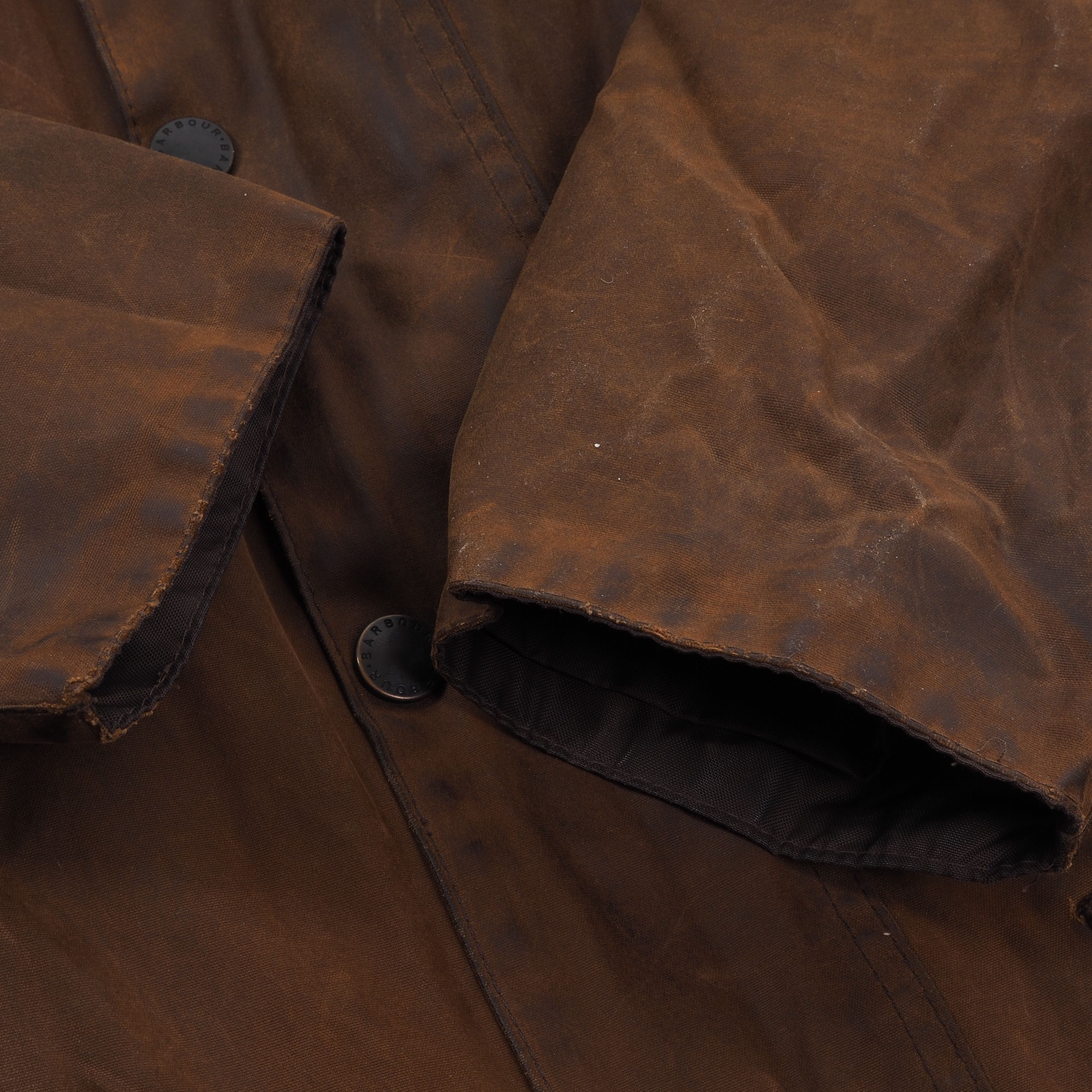Barbour Barbour Vintage Men's BEAUFORT Lined Brown Waxed Coat Jacket Size US L / EU 52-54 / 3 - 9 Thumbnail
