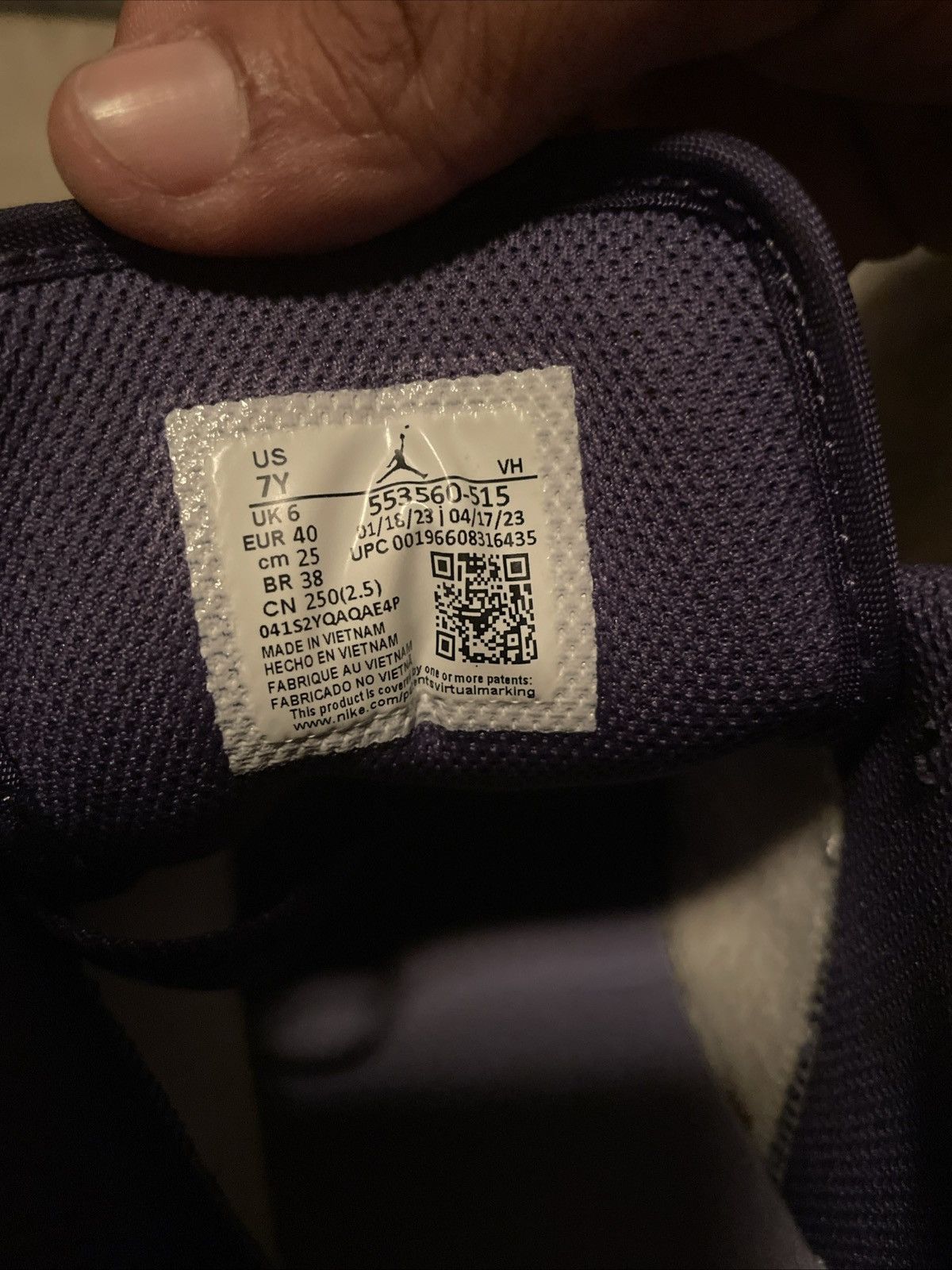 Jordan Brand Jordan 1 low sky j purple Size US 7 / EU 40 - 9 Thumbnail