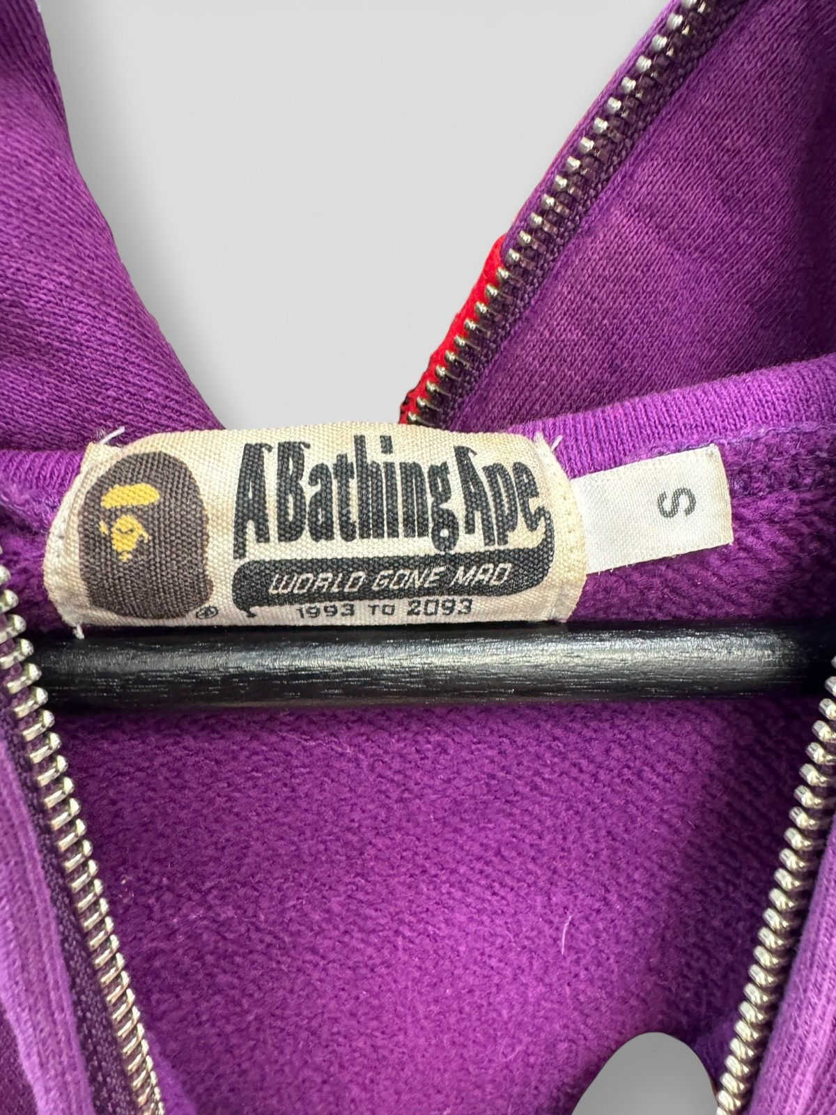 Bape Bape Purple Camo Tiger Zip Up Hoodie Size US S / EU 44-46 / 1 - 6 Thumbnail