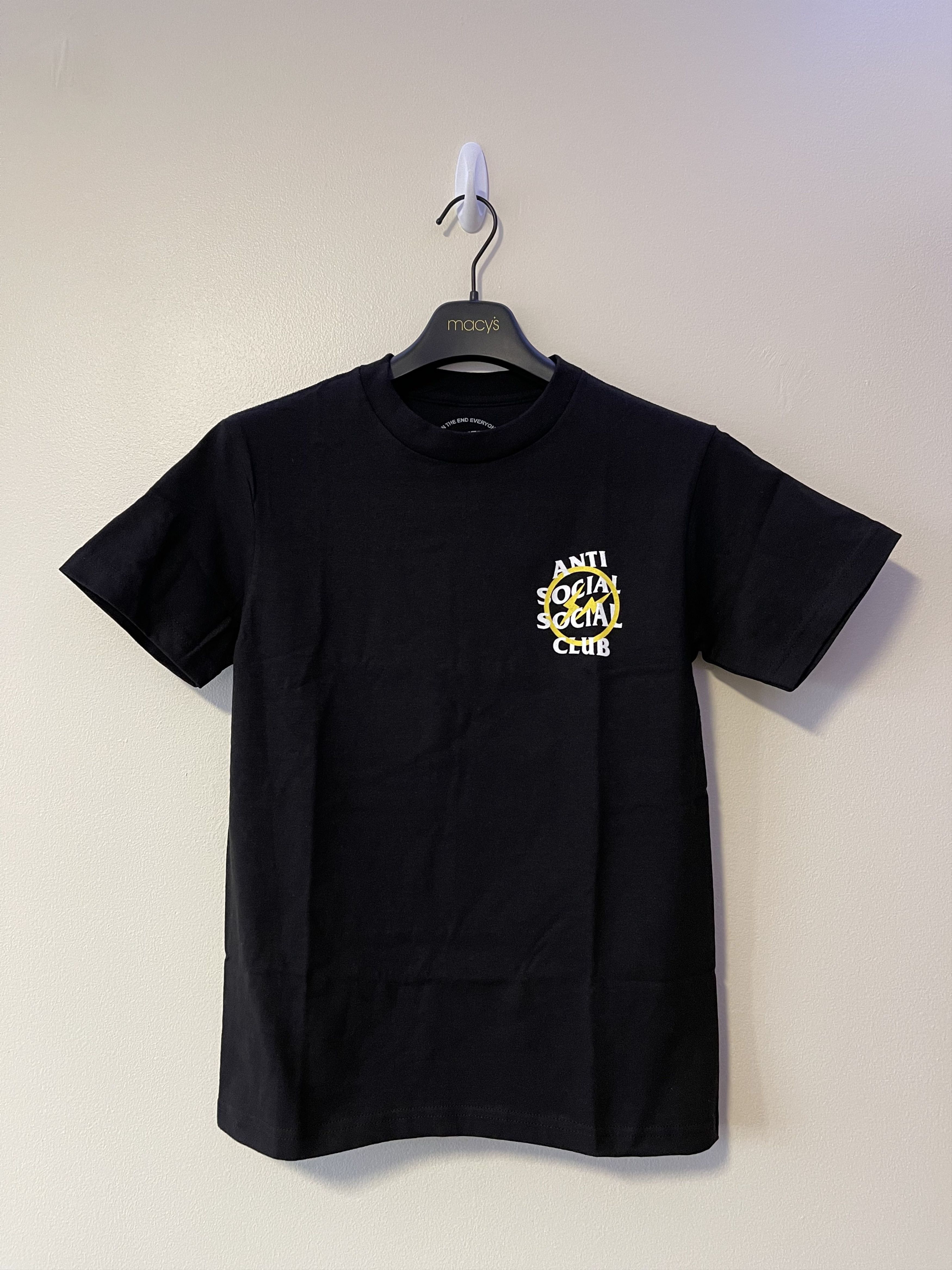 Fragment Design Anti Social Social Club Fragment Bolt Logo Yellow ASSC DS |  Grailed