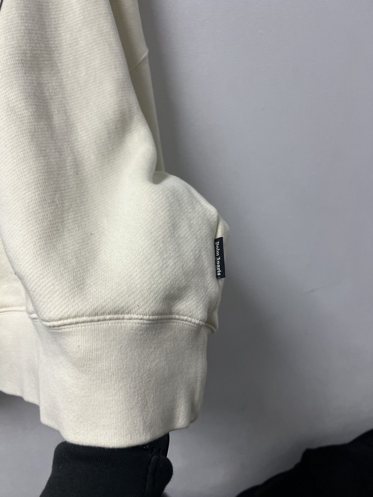 Palm Angels Palm Angels Sweatshirt Big Logo Luxury White Size US S / EU 44-46 / 1 - 18 Thumbnail