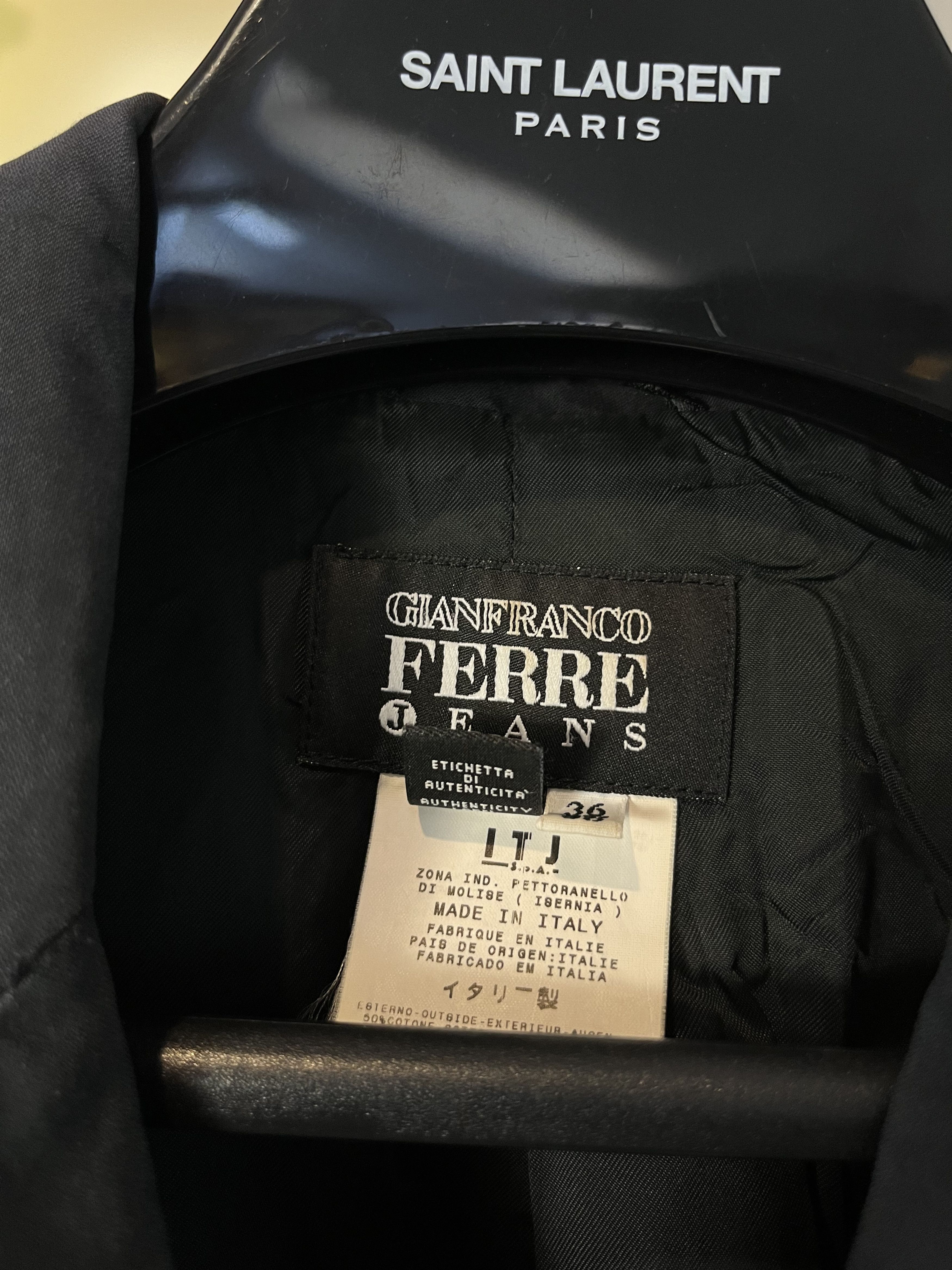 Gianfranco Ferre Vintage 90s Gianfranco Ferre Jacket Size XS / US 0-2 / IT 36-38 - 6 Thumbnail