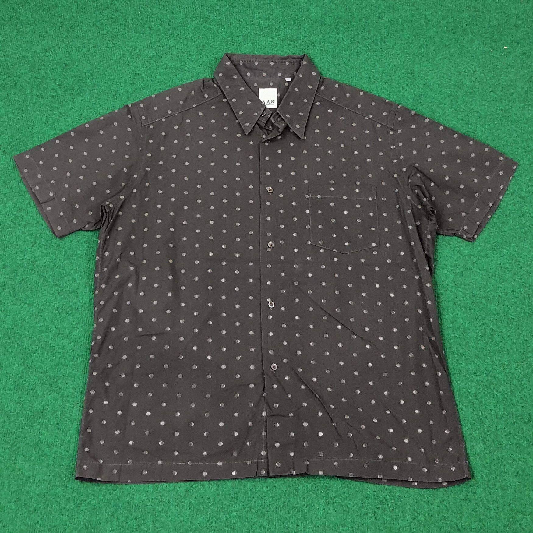 Designer × Vintage × Yohji Yamamoto Vintage A.A.R Yohji Custom Logo Button Up Shirt C219N27 Size US M / EU 48-50 / 2 - 3 Thumbnail
