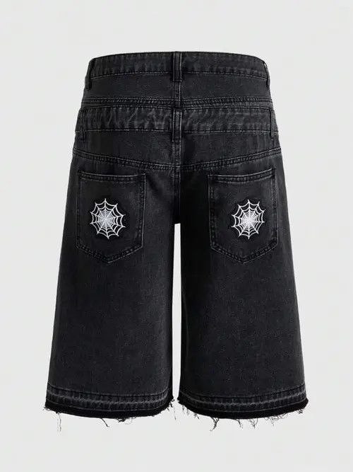 Japanese Brand × Vintage OPIUM Y2K Goth rap vintage jorts shorts Size US 34 / EU 50 - 4 Thumbnail