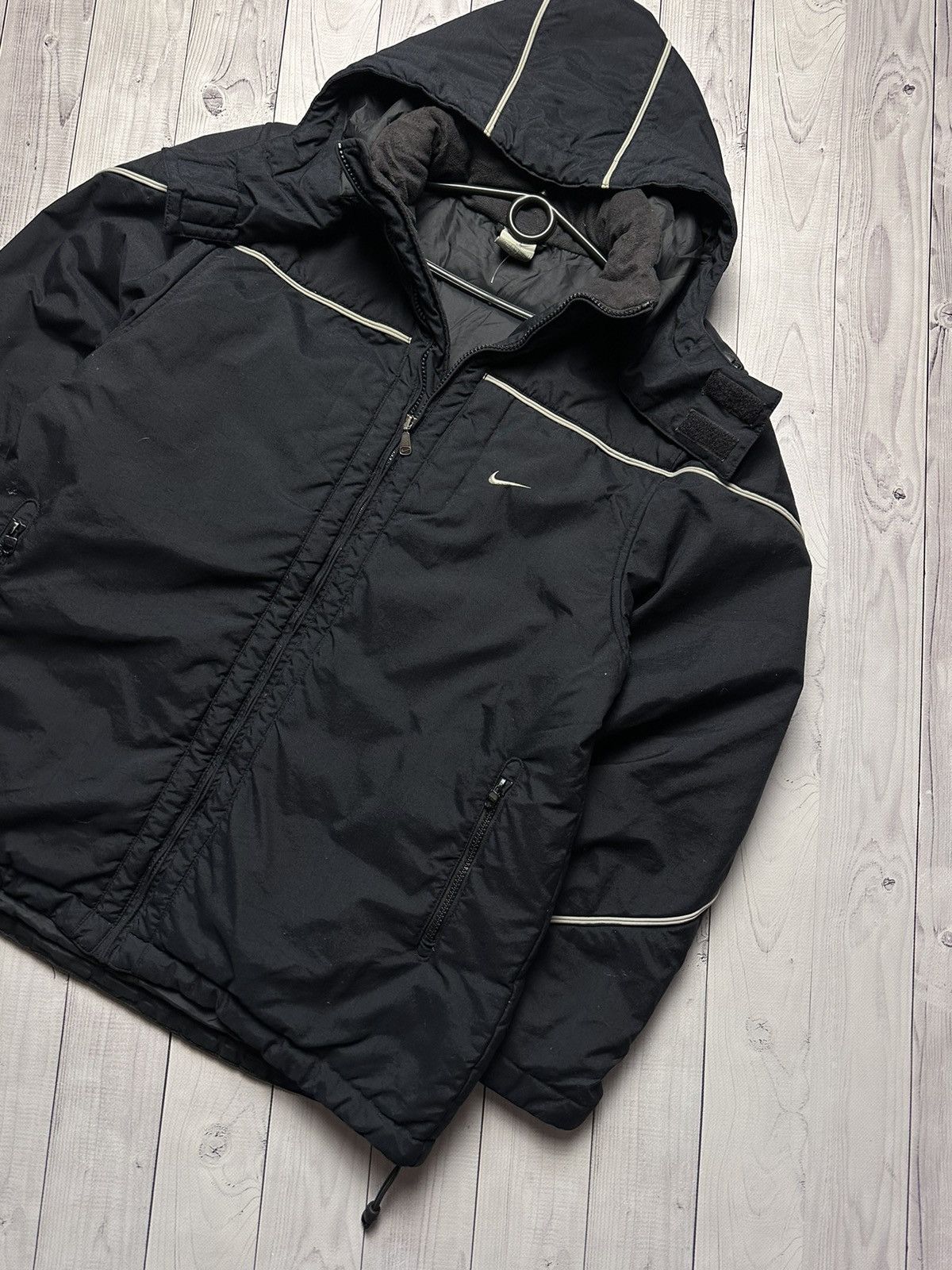Nike × Vintage Vintage Nike jacket logo parka size M Size US M / EU 48-50 / 2 - 3 Thumbnail