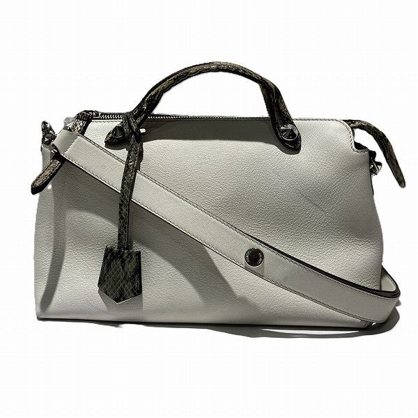 Fendi Fendi By The Way Calf Leather 2way Bag Leather Shoulder Bag 8BL124 DUTY FREE for USA