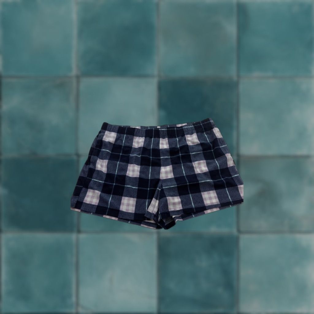 Eddie Bauer Eddie Bauer Sleepwear Shorts Womens 2XL Blue Plaid Cozy Lounge Pajama Bottoms Size 40" / US 18 - 1 Thumbnail