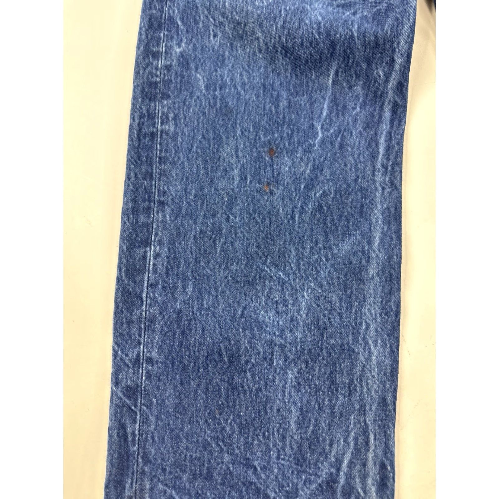 Levi's VINTAGE Levi’s 501 Jeans Mens 37x27 Blue Dark Wash 40x30 Denim Jeans Boy? Size US 37 - 3 Thumbnail