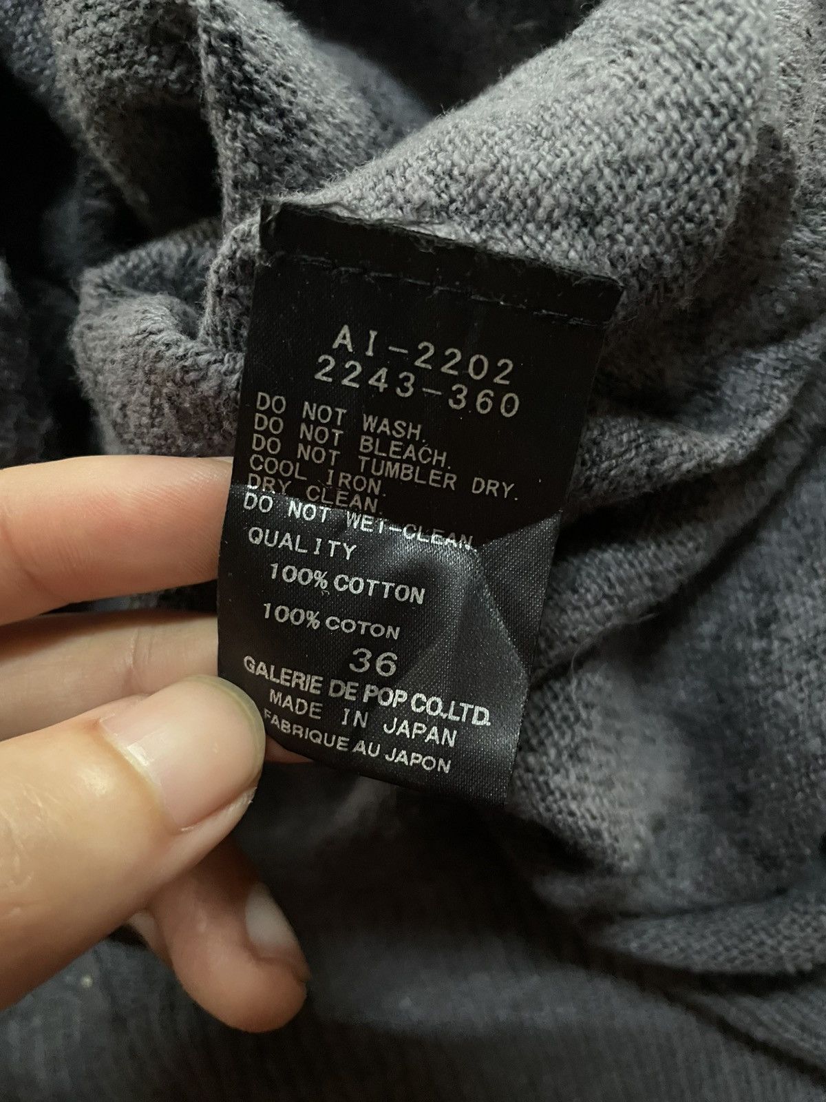 Pas de Calais Vintage Pas de Calais Cardigan Loose Fit Size XS / US 0-2 / IT 36-38 - 10 Thumbnail