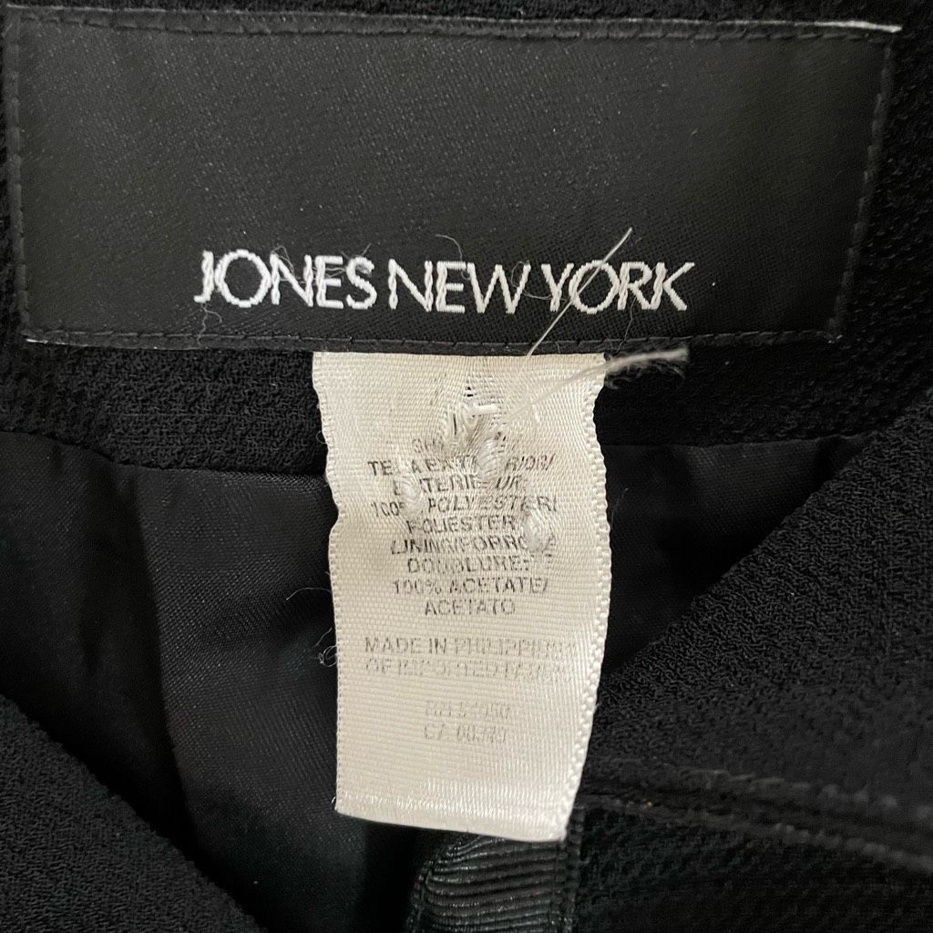 Jones New York Jones New York Black Skirt Suit Career Interview 14 Size XL / US 12-14 / IT 48-50 - 7 Thumbnail