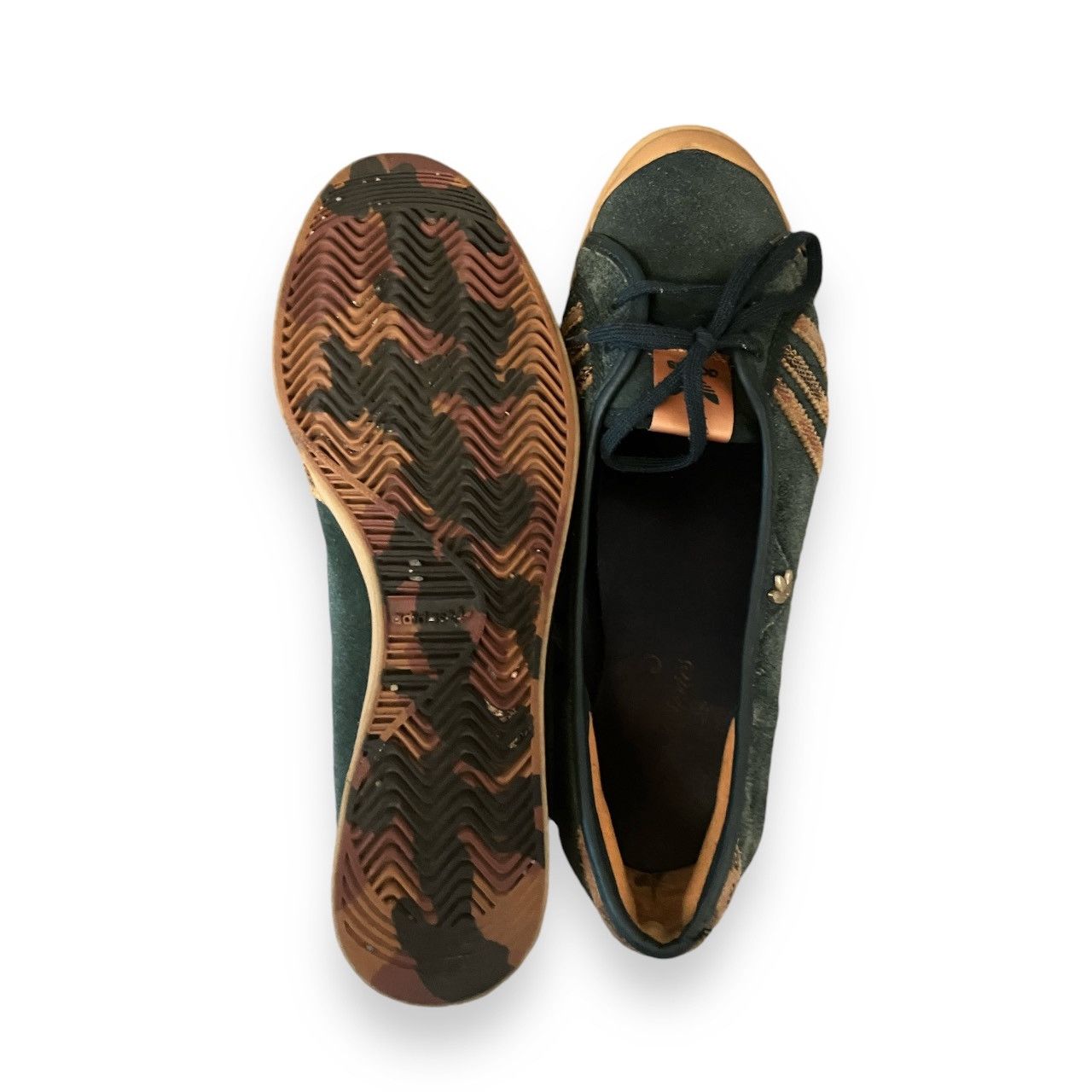Adidas × Japanese Brand × Vintage Adidas Adria 90s Vintage Iconic leather green ballet flats Size US 5.5 / IT 35.5 - 8 Thumbnail