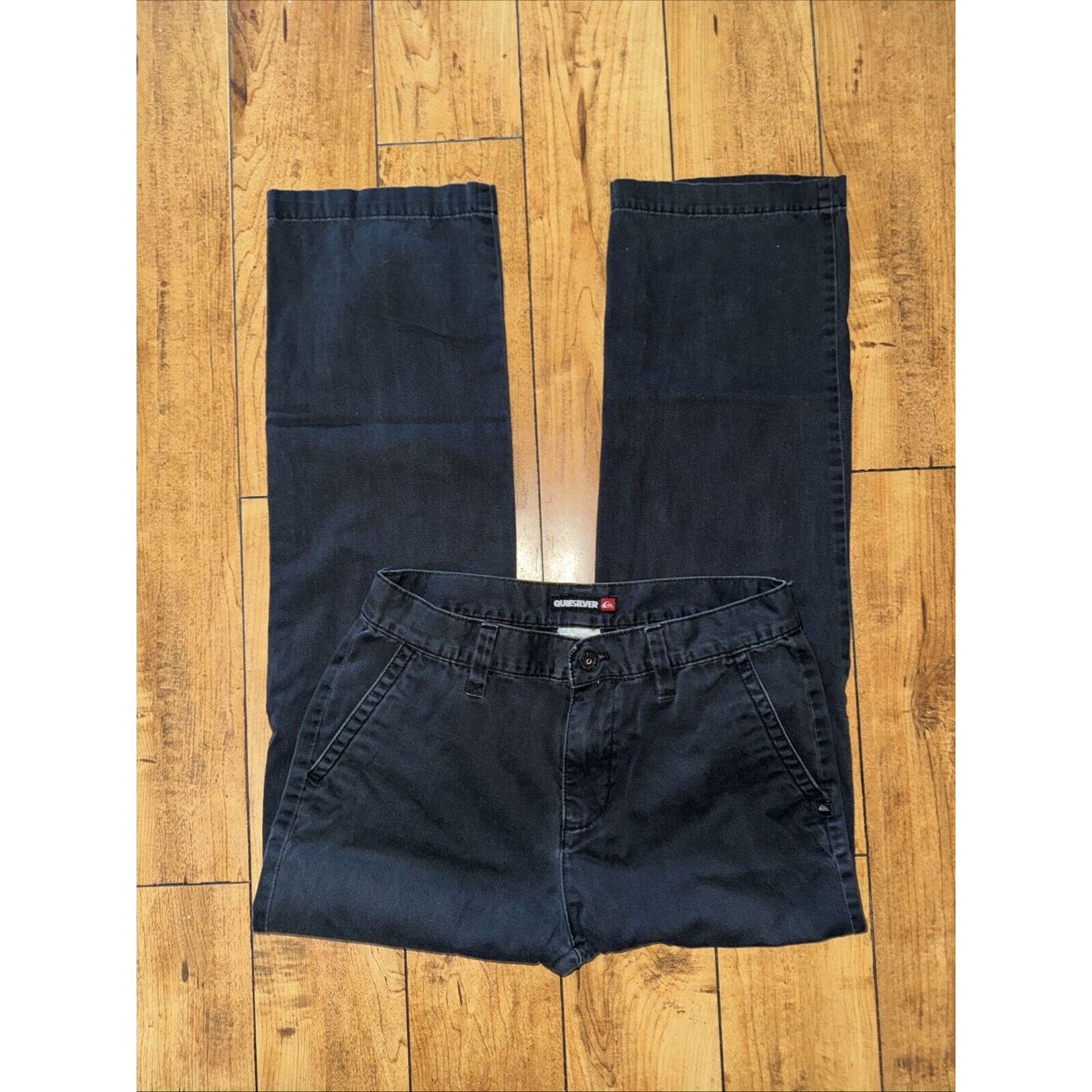 Billabong × Dickies × Quicksilver Quicksilver Chino Pants Black 28x29 Size US 28 / EU 44 - 3 Thumbnail