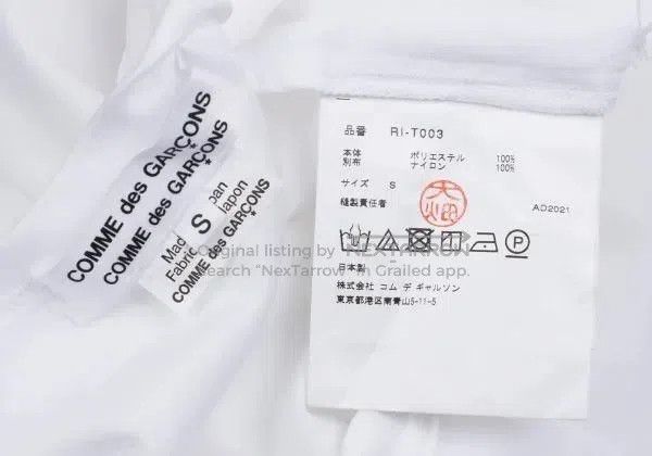 Comme des Garcons Comme Des Garcons White vintage segmented top Size S / US 4 / IT 40 - 8 Thumbnail