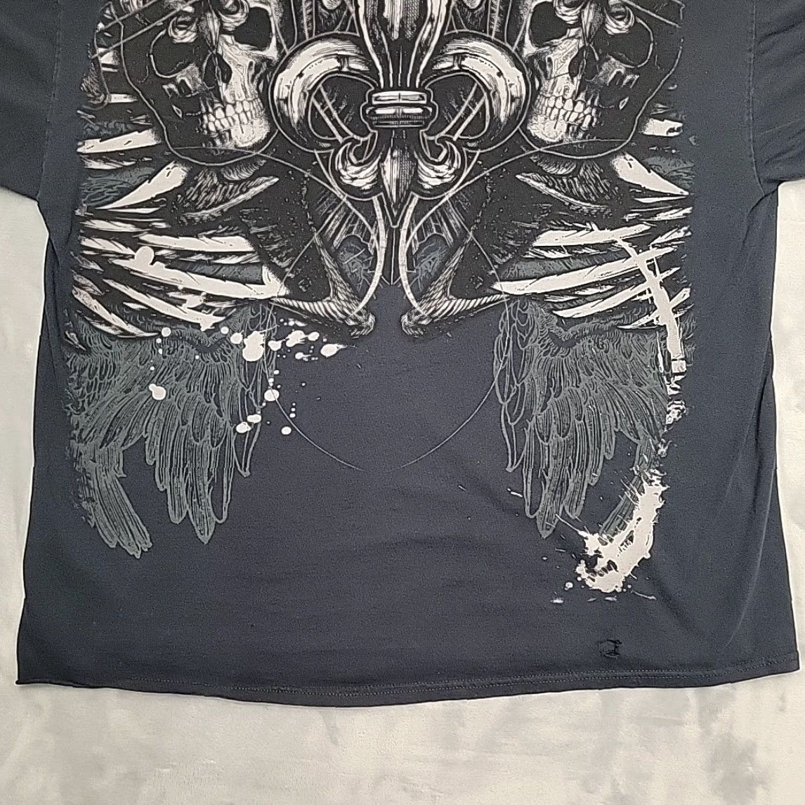 Vintage MMA Elite Shirt Men 2XL Black Short Sleeve TEE Punk Biker Grunge Gothic Celtic Size US XXL / EU 58 / 5 - 2 Thumbnail