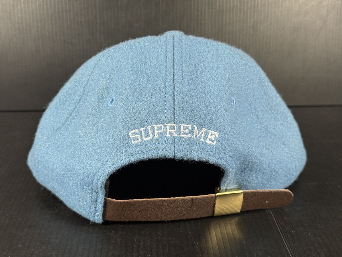 Supreme SUPREME FW15 S LOGO WOOL 6-PANEL STRAPBACK HAT LT BLUE BNWT Size ONE SIZE - 3 Thumbnail