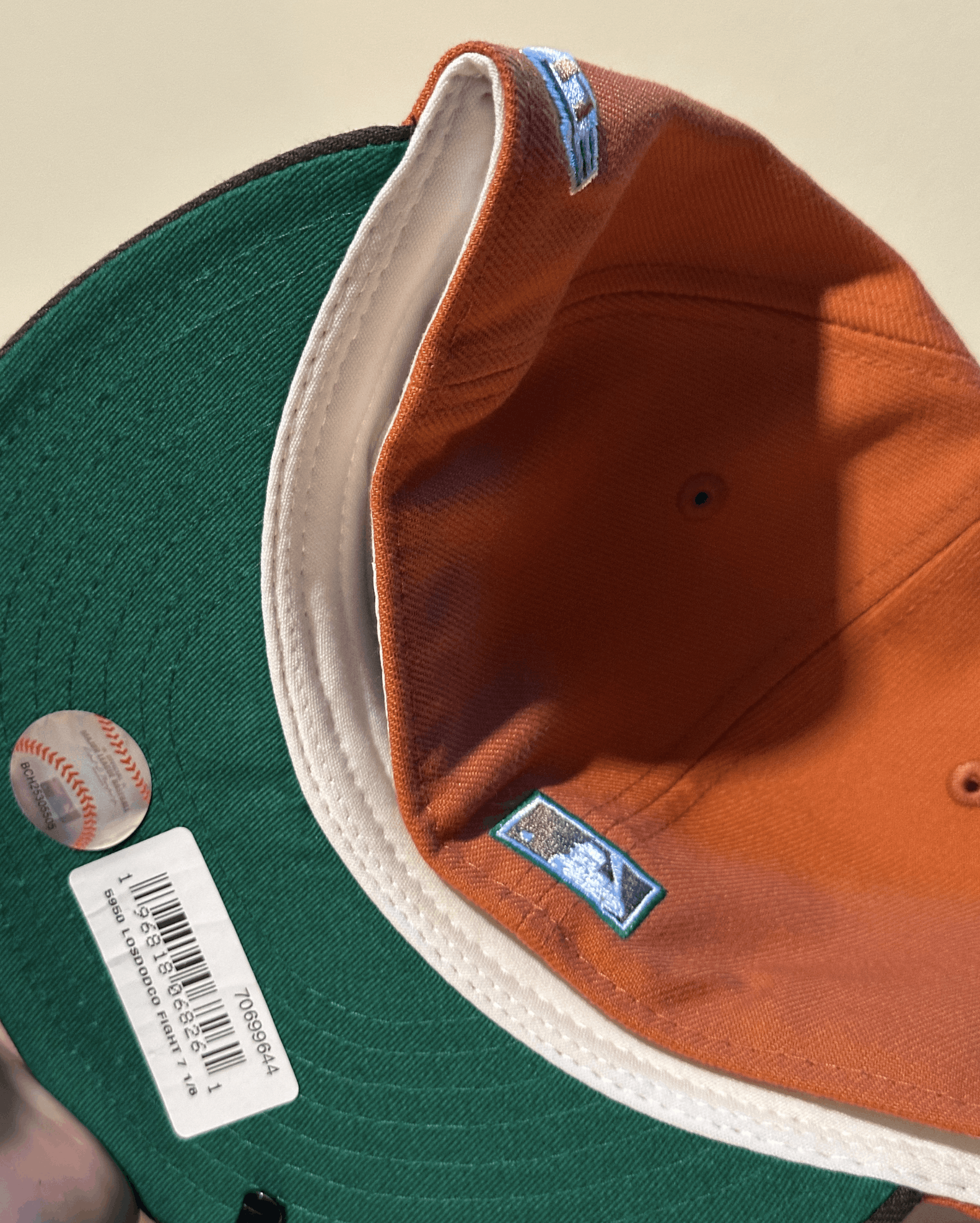 New Era LA DODGERS ORANGE 7 1/8 RARE CAP CITY PUMPKIN Size ONE SIZE - 6 Thumbnail