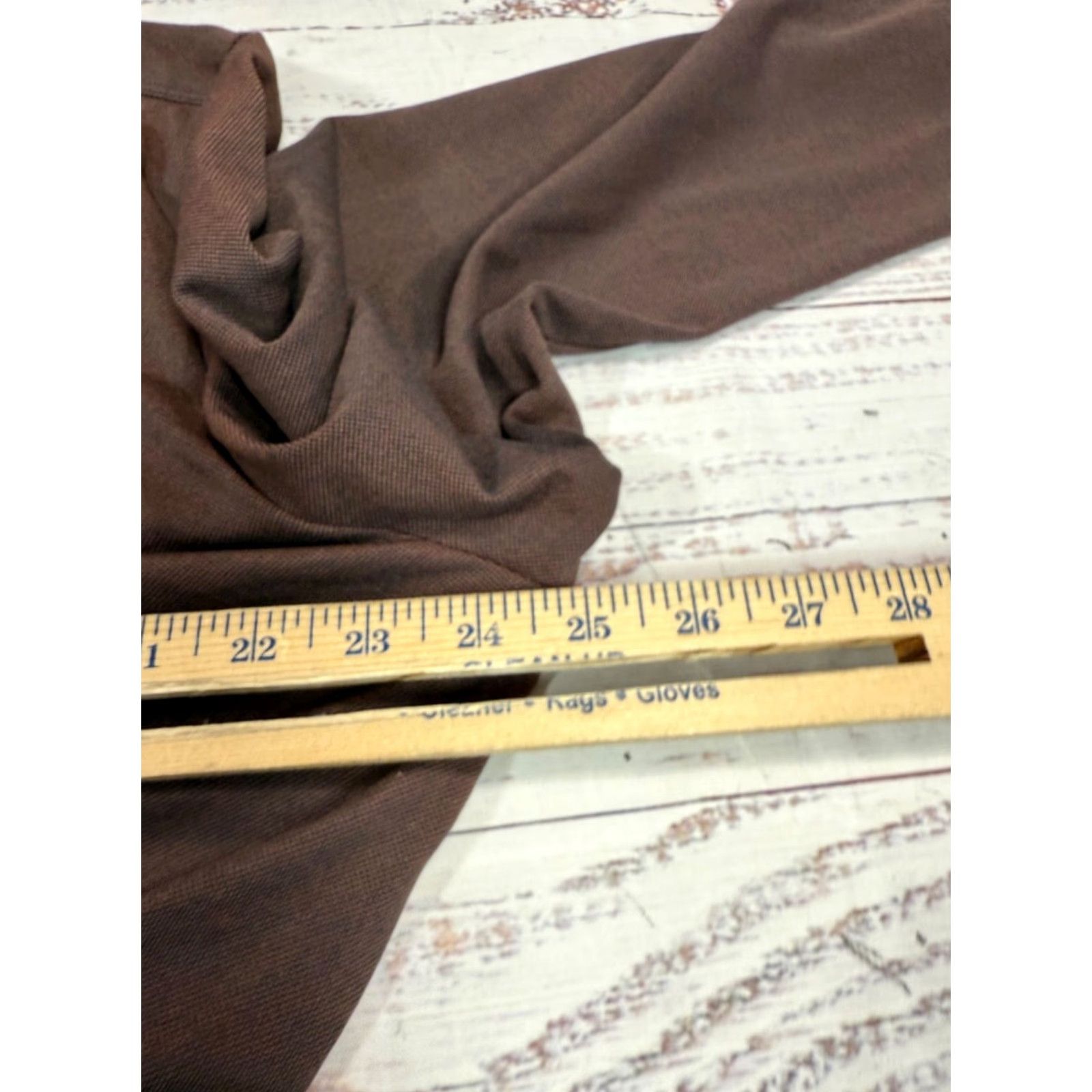 Vintage Robert Barakett Mens Button-Up Knit Shirt XL Burgundy Long Sleeve Collared Size US XL / EU 56 / 4 - 3 Thumbnail