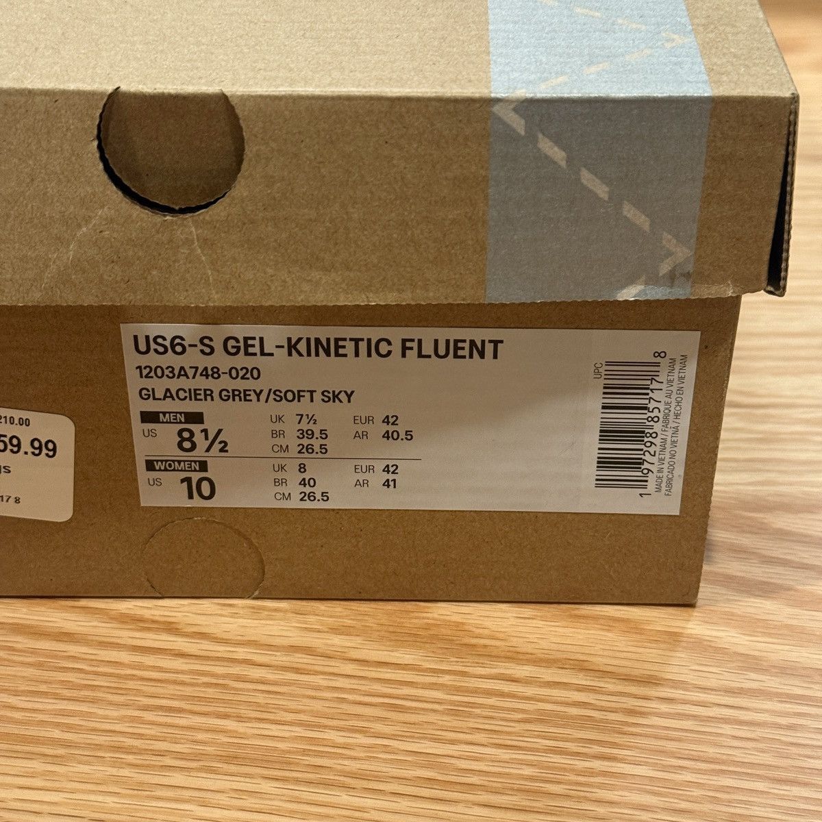 Asics × Kiko Kostadinov ASICS US6-S GEL-KINETIC FLUENT 1203A748 020 Glacier Grey Size US 8.5 / EU 41-42 - 9 Thumbnail