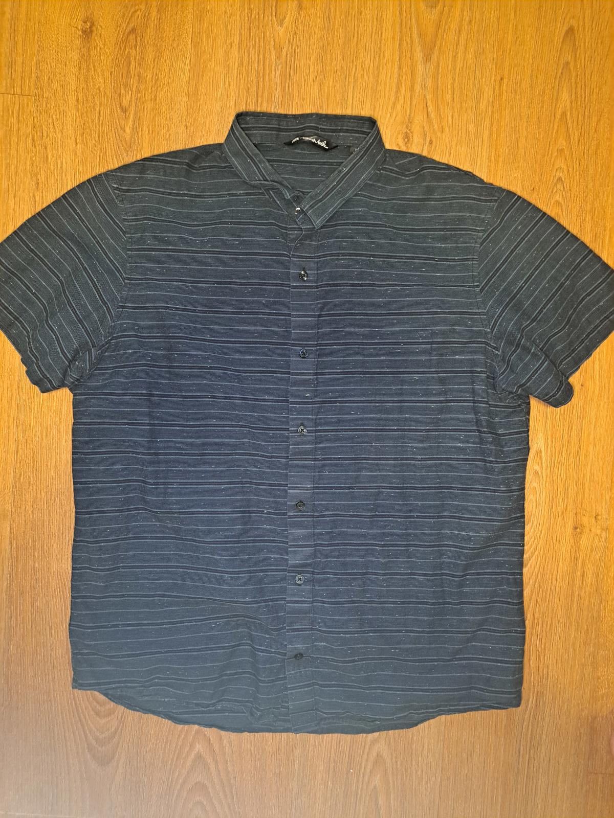 TravisMathew Travis Mathew Button Up Shirt Mens XL Blue Striped Cotton Size US XL / EU 56 / 4 - 1 Thumbnail