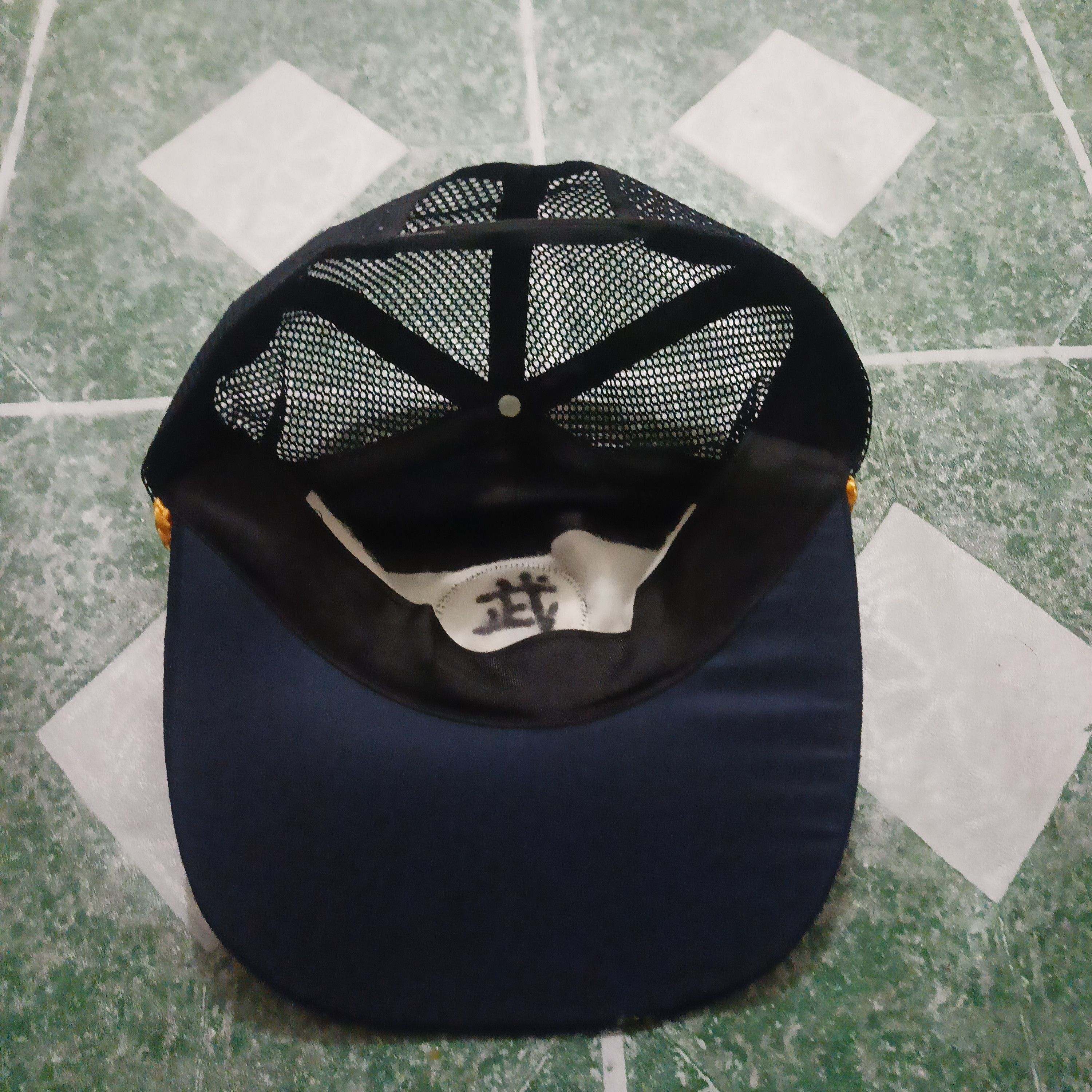 Vintage Vtg 7 panel half mesh trucker cap Size ONE SIZE - 5 Thumbnail