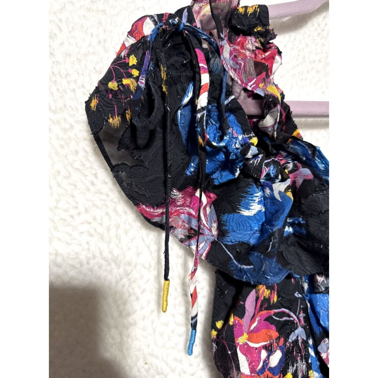 Tanya Taylor Tanya Taylor Dutch Garden Floral Dress Regular Size 6 Women Knee Length Black Floral Pattern Fit & Flare Womens Size M / US 6-8 / IT 42-44 - 2 Thumbnail