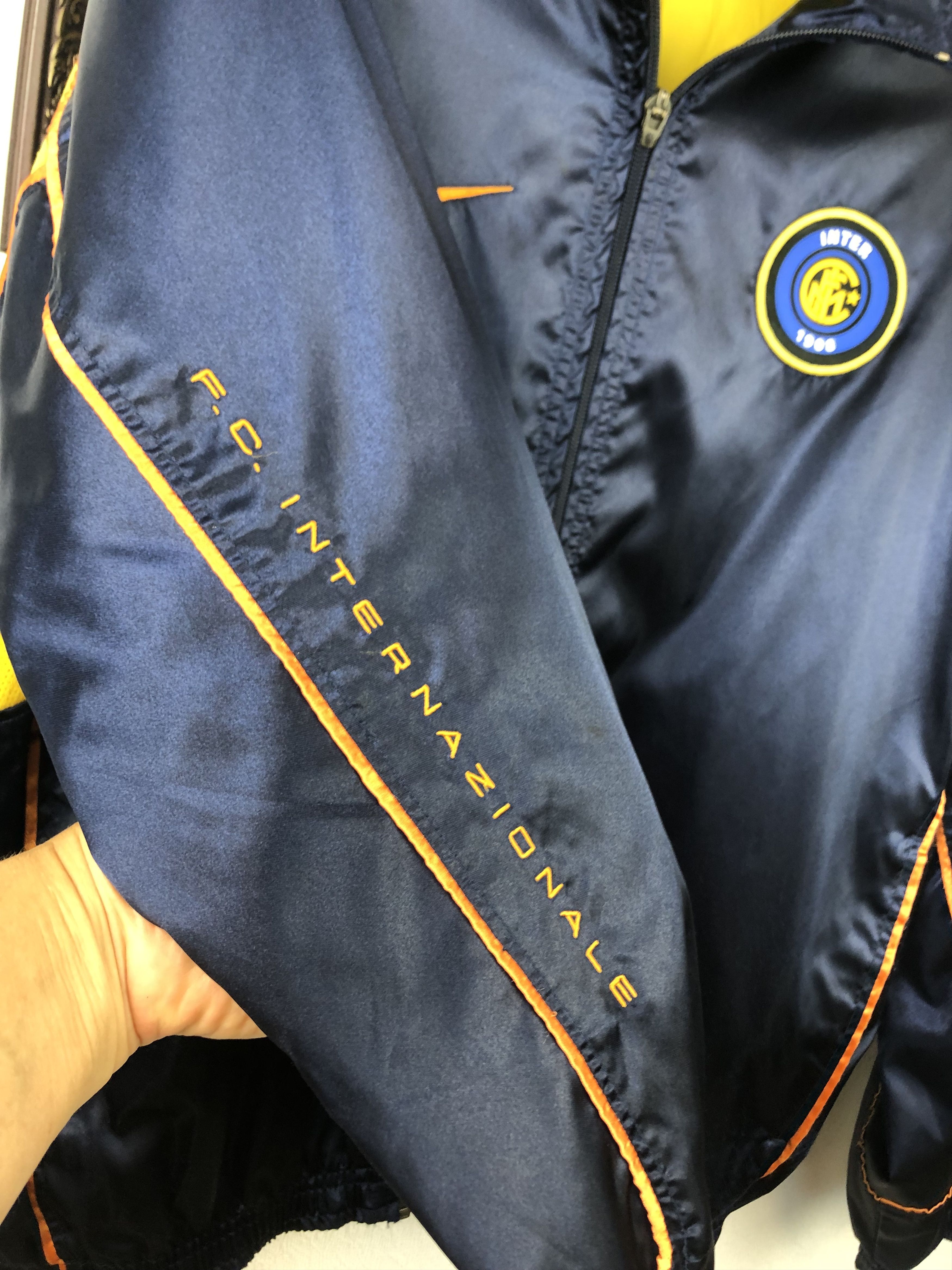 Nike Vintage 90's Nike Internazionale Inter Jacket Soccer Track Size US S / EU 44-46 / 1 - 7 Thumbnail