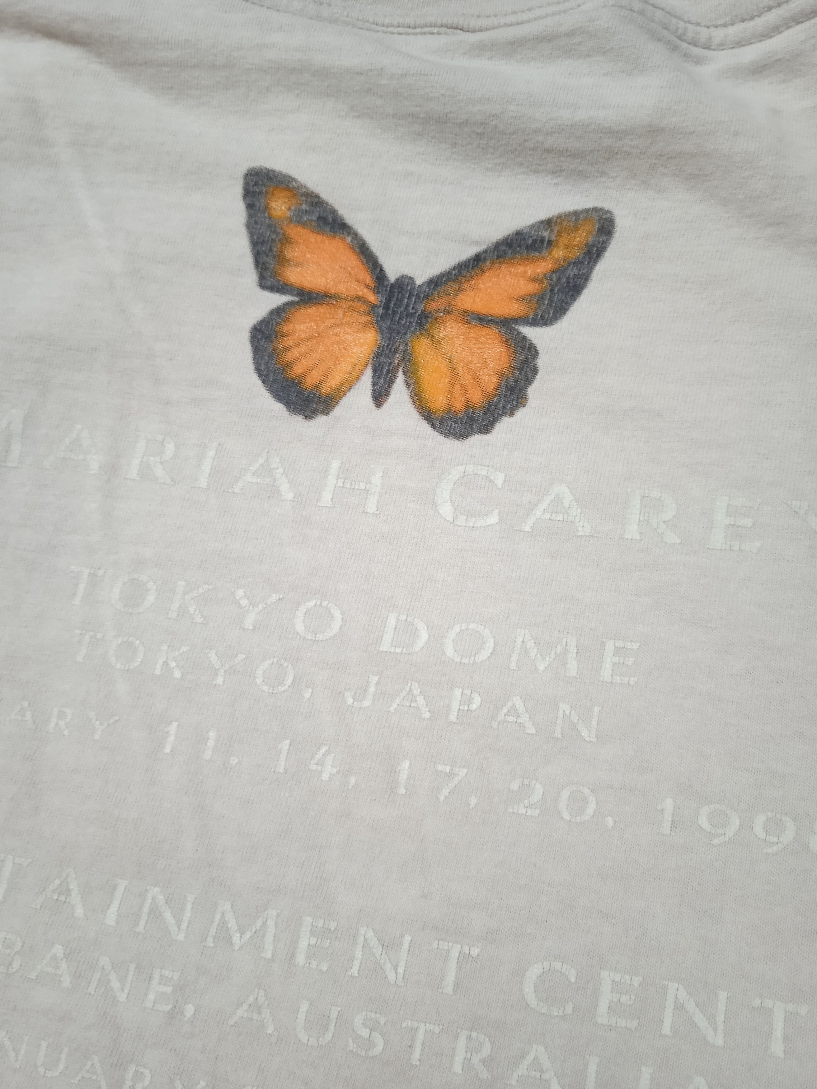 Vintage Vintage 90s Mariah Carey Tour T-Shirt Size US L / EU 52-54 / 3 - 7 Thumbnail