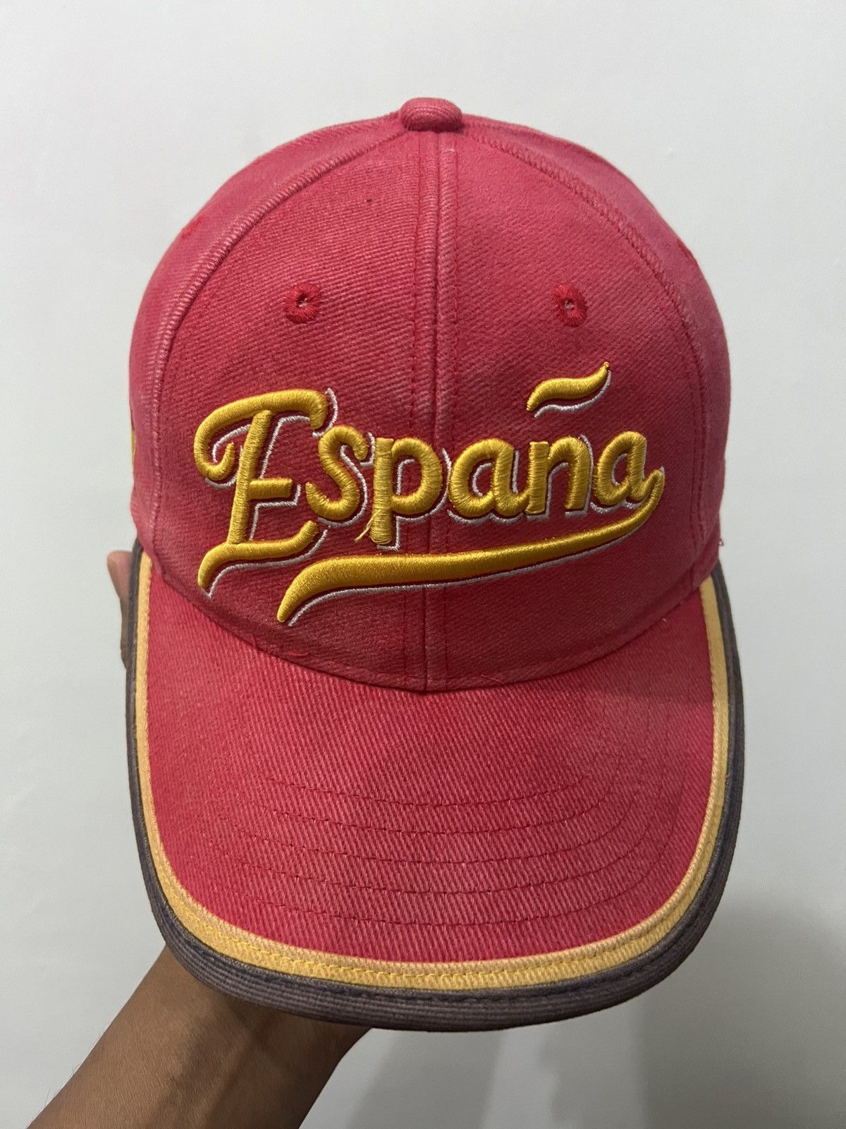 Vintage Espana Spellout Embroidered Hat Size ONE SIZE - 6 Thumbnail