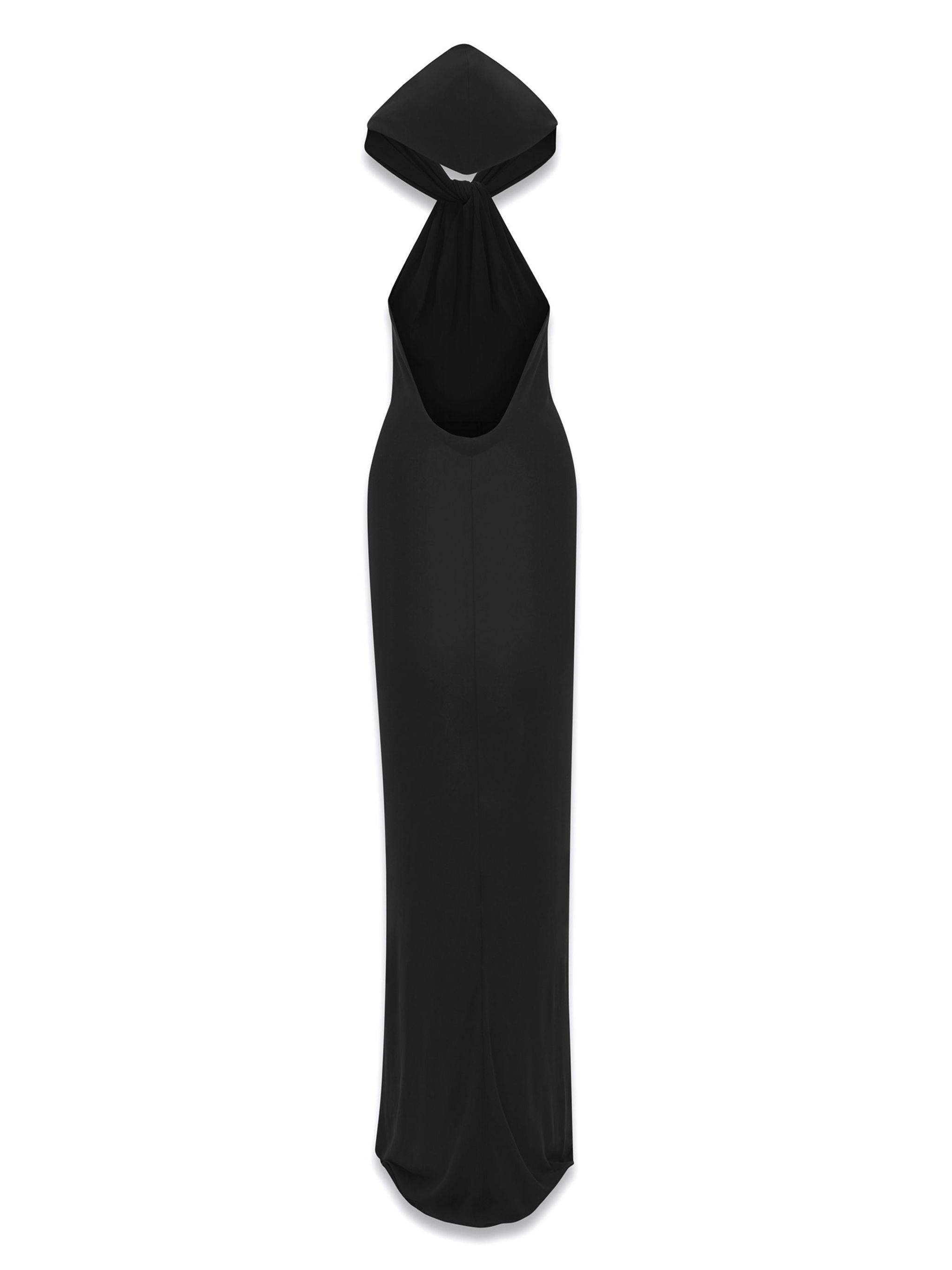 Saint Laurent Paris o1bcso1str1124 Dress in Black Size XL / US 12-14 / IT 48-50 - 3 Thumbnail