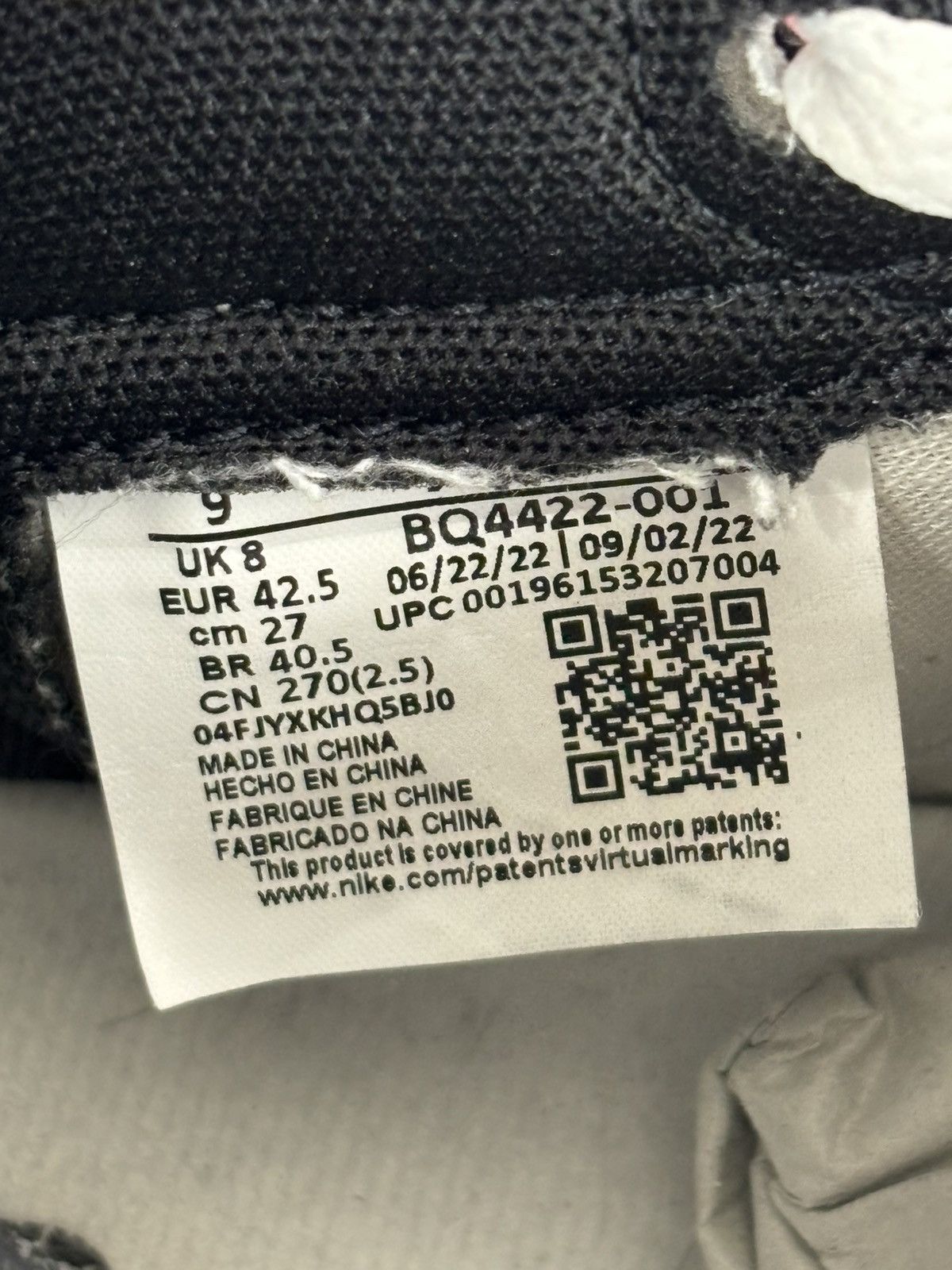Jordan Brand Air Jordan 1 Black White Sz. 9 (2023) Size US 9 / EU 42 - 9 Thumbnail