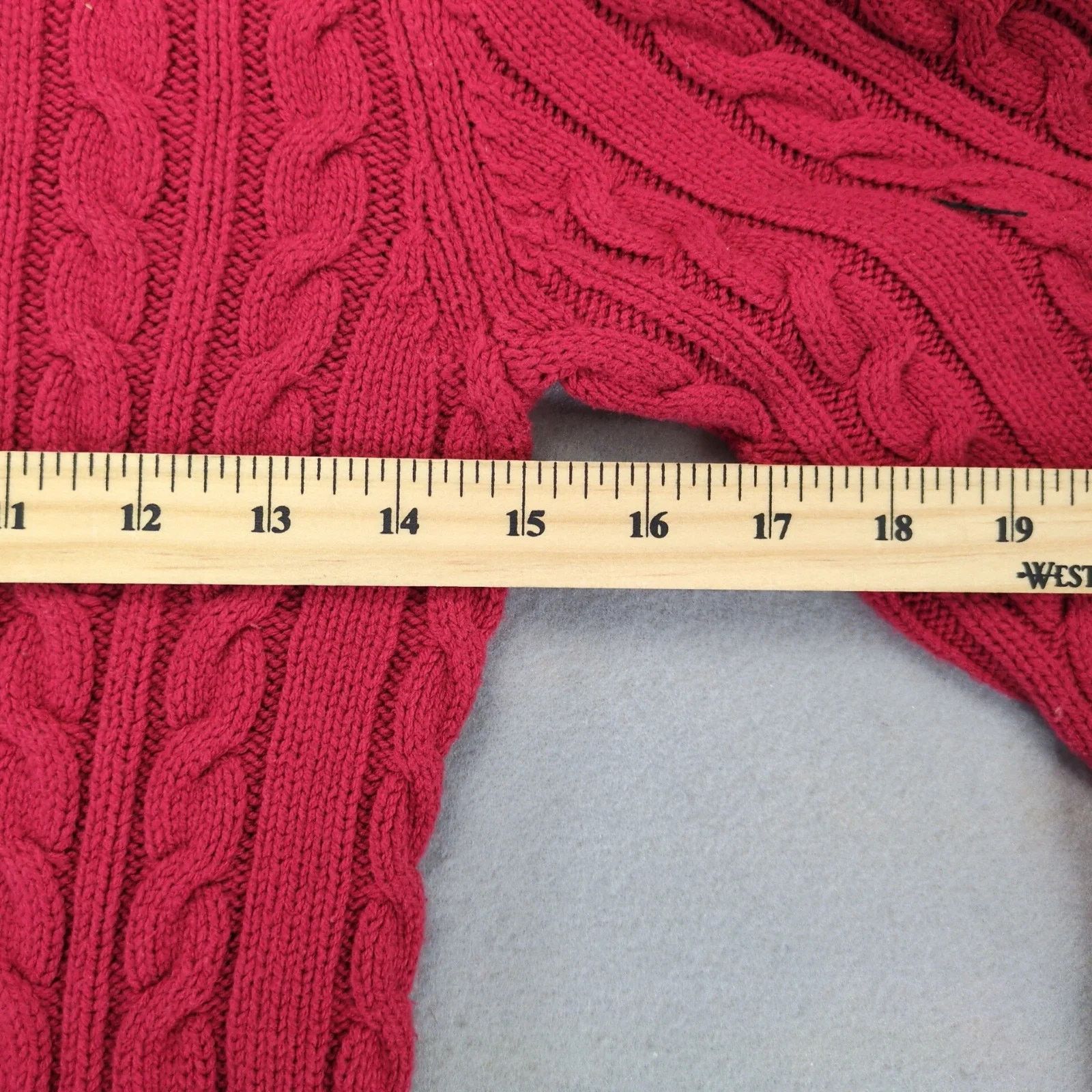 Croft & Barrow Croft & Barrow Cable Knit Sweater Women's S Button Mock Neck Size S / US 4 / IT 40 - 5 Thumbnail
