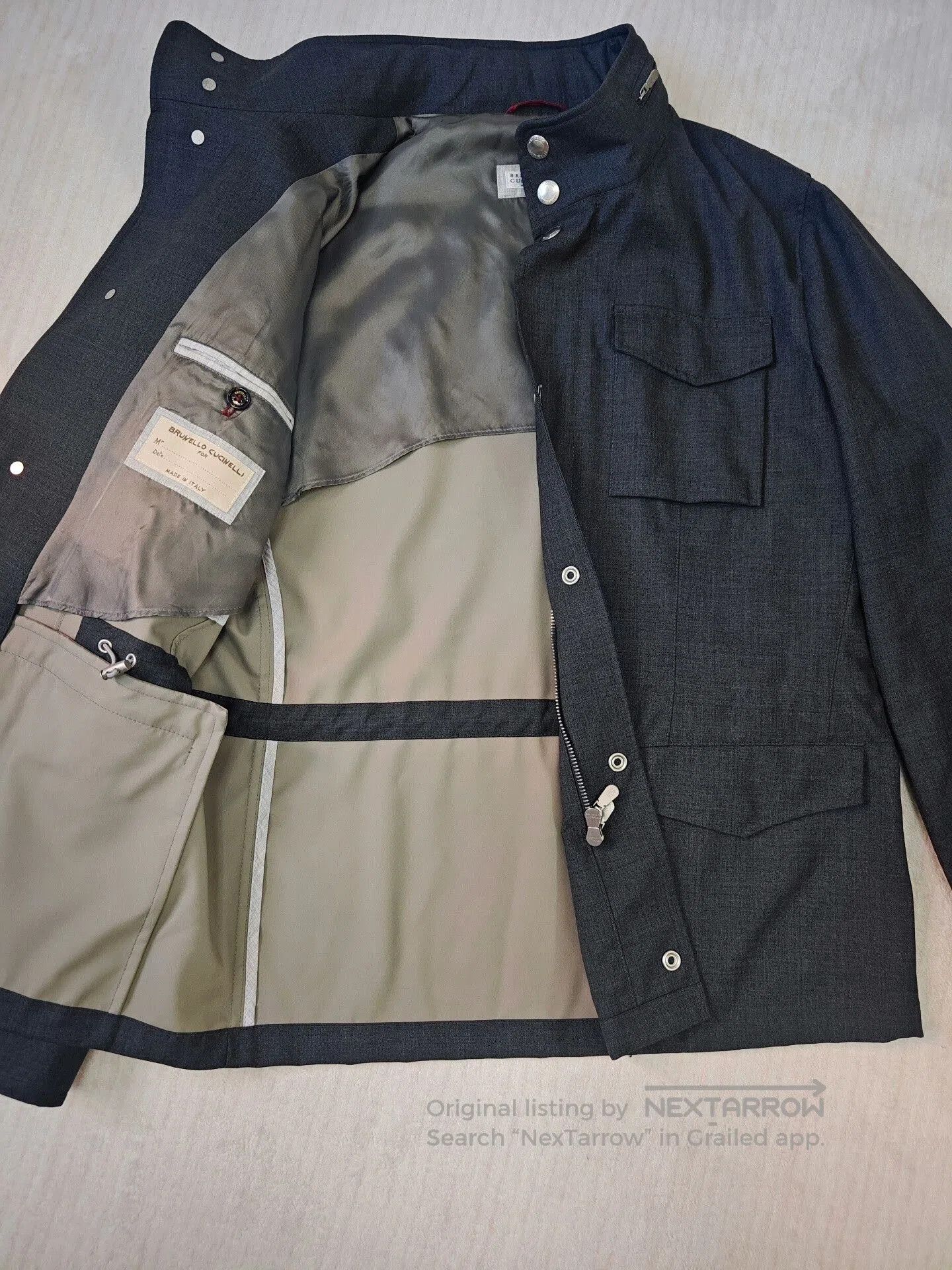 Brunello Cucinelli Brunello Cucinelli Wool Blend Jacket. Size US M / EU 48-50 / 2 - 3 Thumbnail