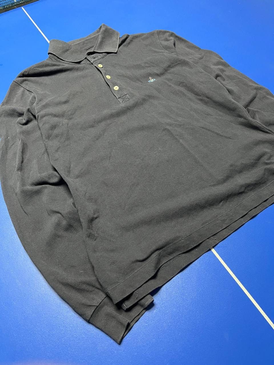 Vivienne Westwood Vivienne Westwood Polo Shirt Long Sleeve Logo Orb Men Size US M / EU 48-50 / 2 - 2 Thumbnail