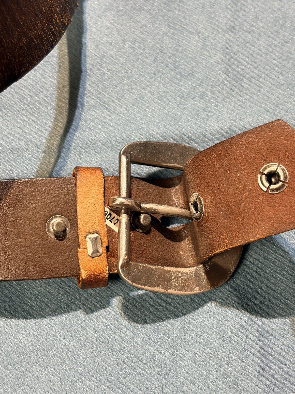 Lee 90s Lee X Kapital Kountry vtg studded leather belts Size 38 - 5 Thumbnail