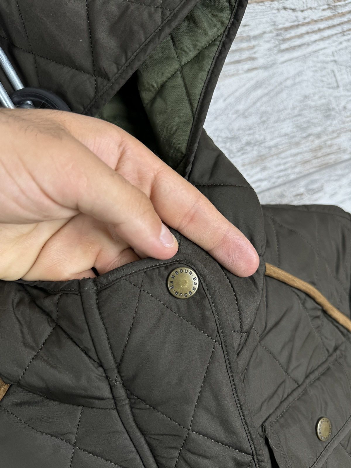 Barbour Women’s Barbour Draycott Jacket quilted brown size UK 8 Size S / US 4 / IT 40 - 9 Thumbnail
