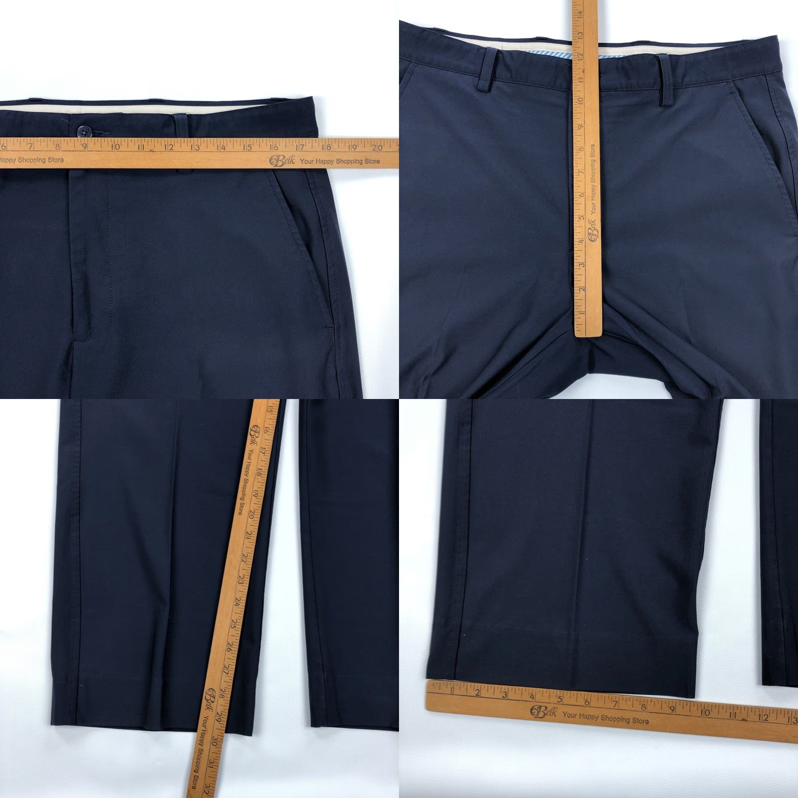 Footjoy FootJoy Men's Golf Pants 35x30 Navy Blue Performance Chino FJ Size US 35 - 8 Thumbnail