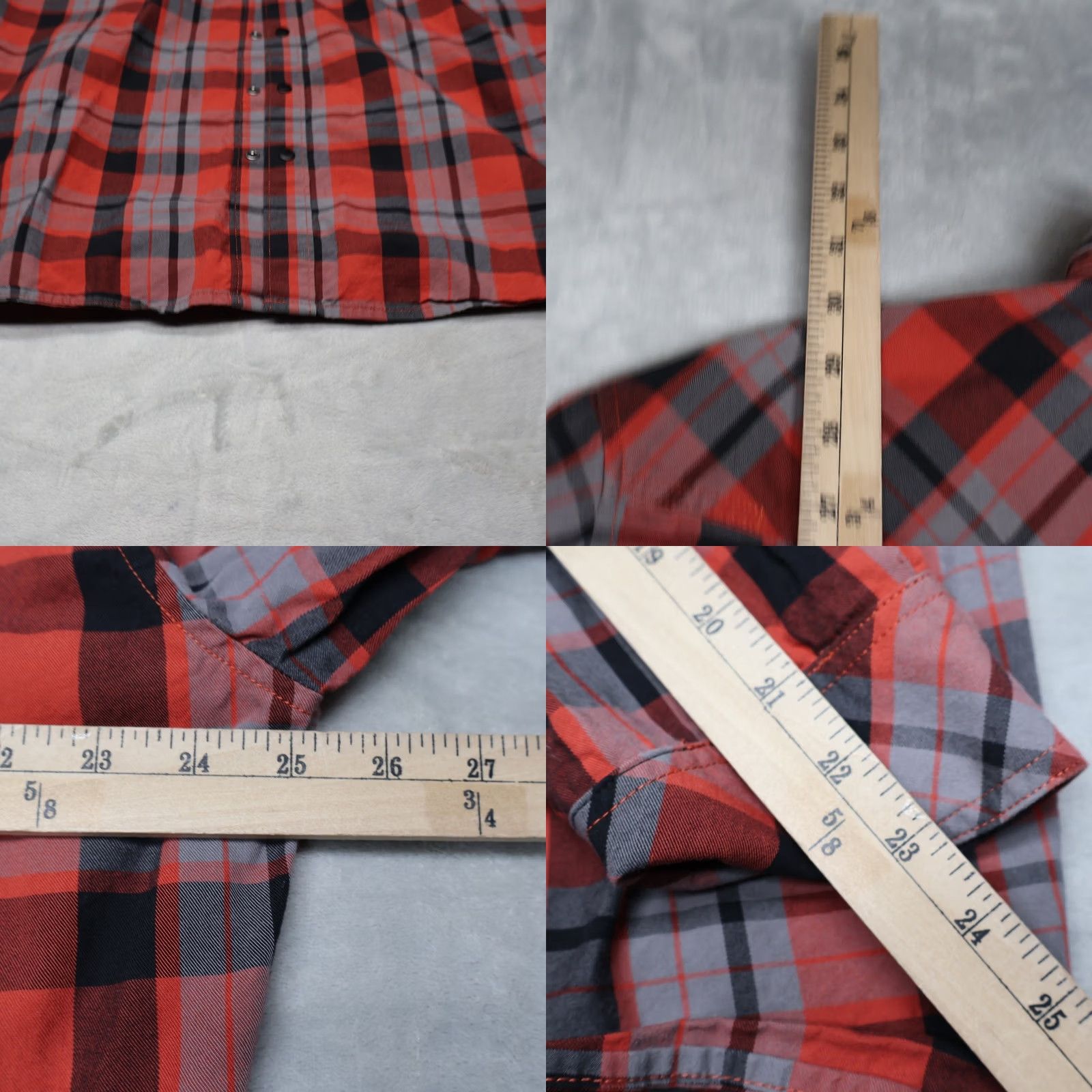 Vintage 5.11 Tactical Shirt Mens 2XL Red Plaid Snap Front Long Sleeve Workwear Hiking Shirt Size US XXL / EU 58 / 5 - 8 Thumbnail