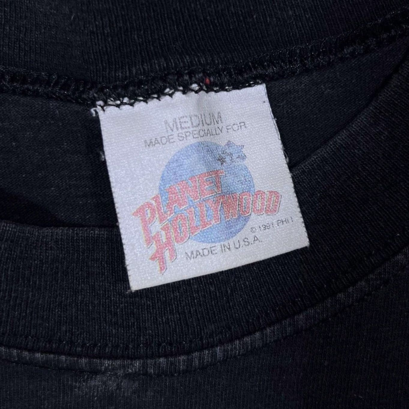Planet Hollywood VINTAGE Planet Hollywood New Orleans Souvenir Logo Graphic Black T-Shirt Medium Size US M / EU 48-50 / 2 - 3 Thumbnail