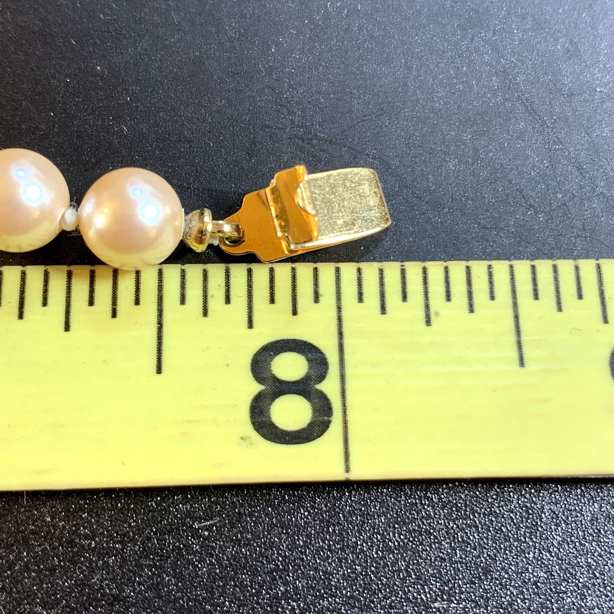 Other VTG Faux Pearl 6.75mm Width Bracelet Box Catch Size 8.25'' L Size ONE SIZE - 8 Thumbnail