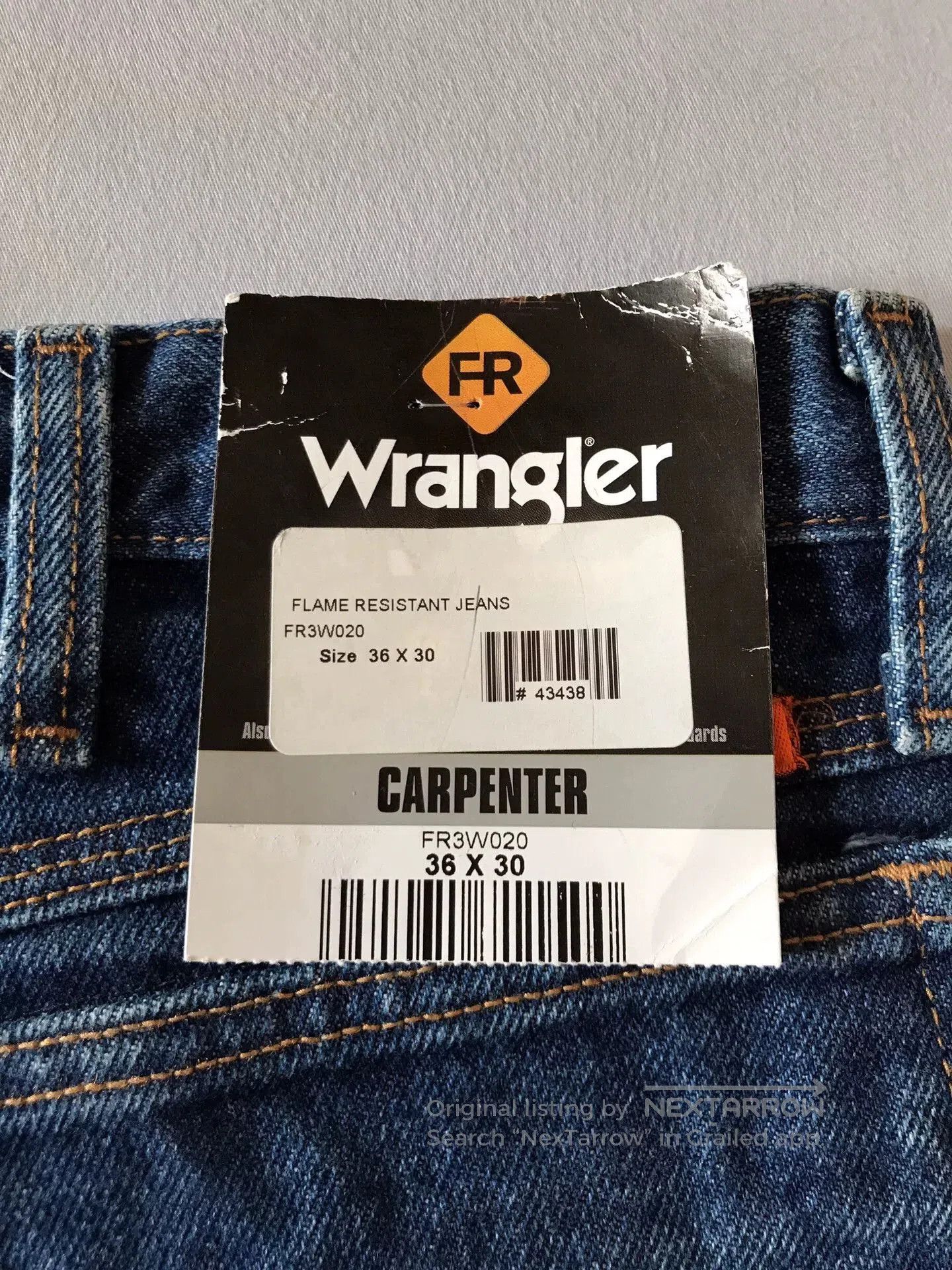 Wrangler Wrangler FR3W020 Flame. Size US 36 / EU 52 - 8 Thumbnail